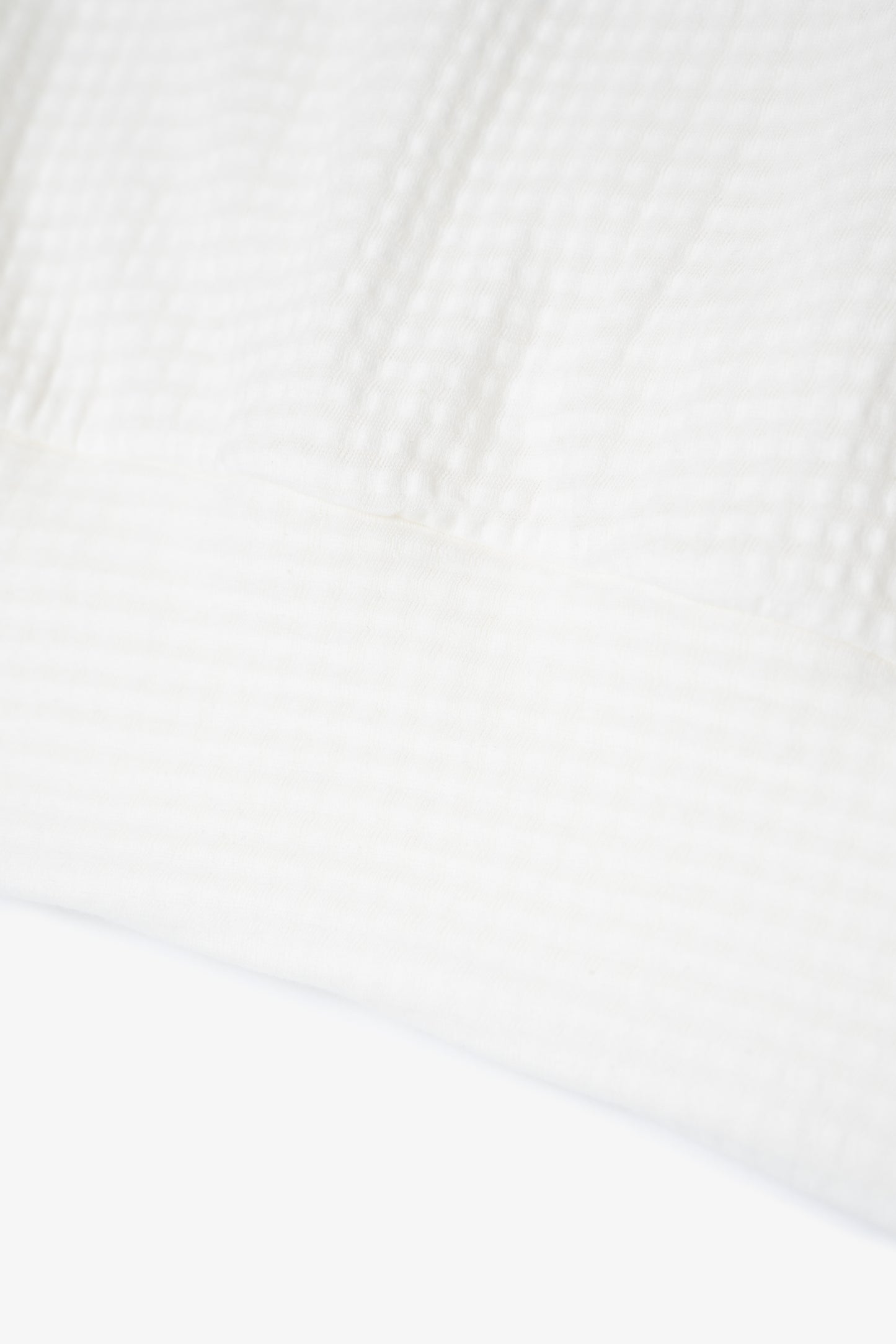 2-PLY GAUZE CREWNECK - WHITE