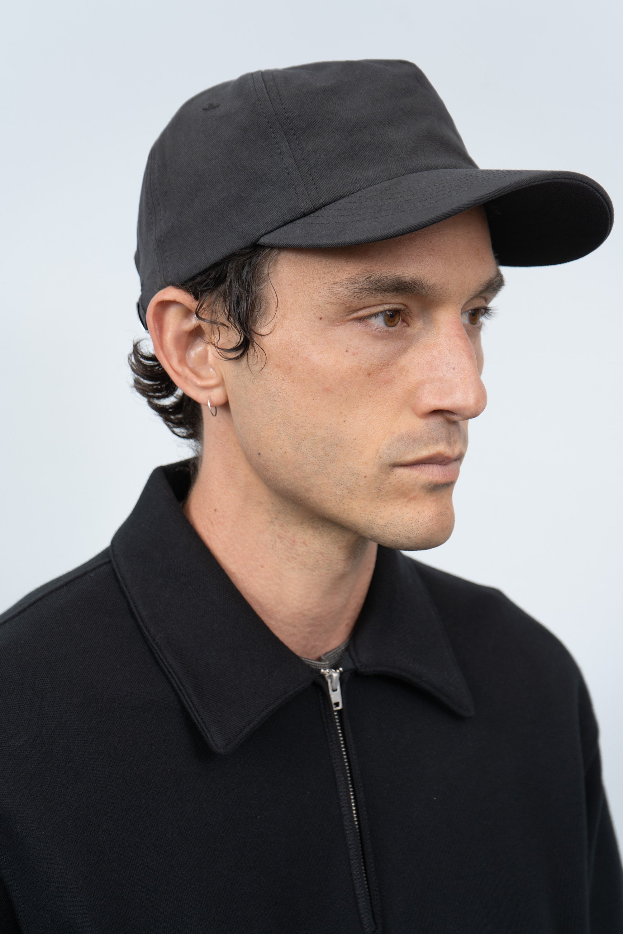 WASHED TWILL CAP - FLINT