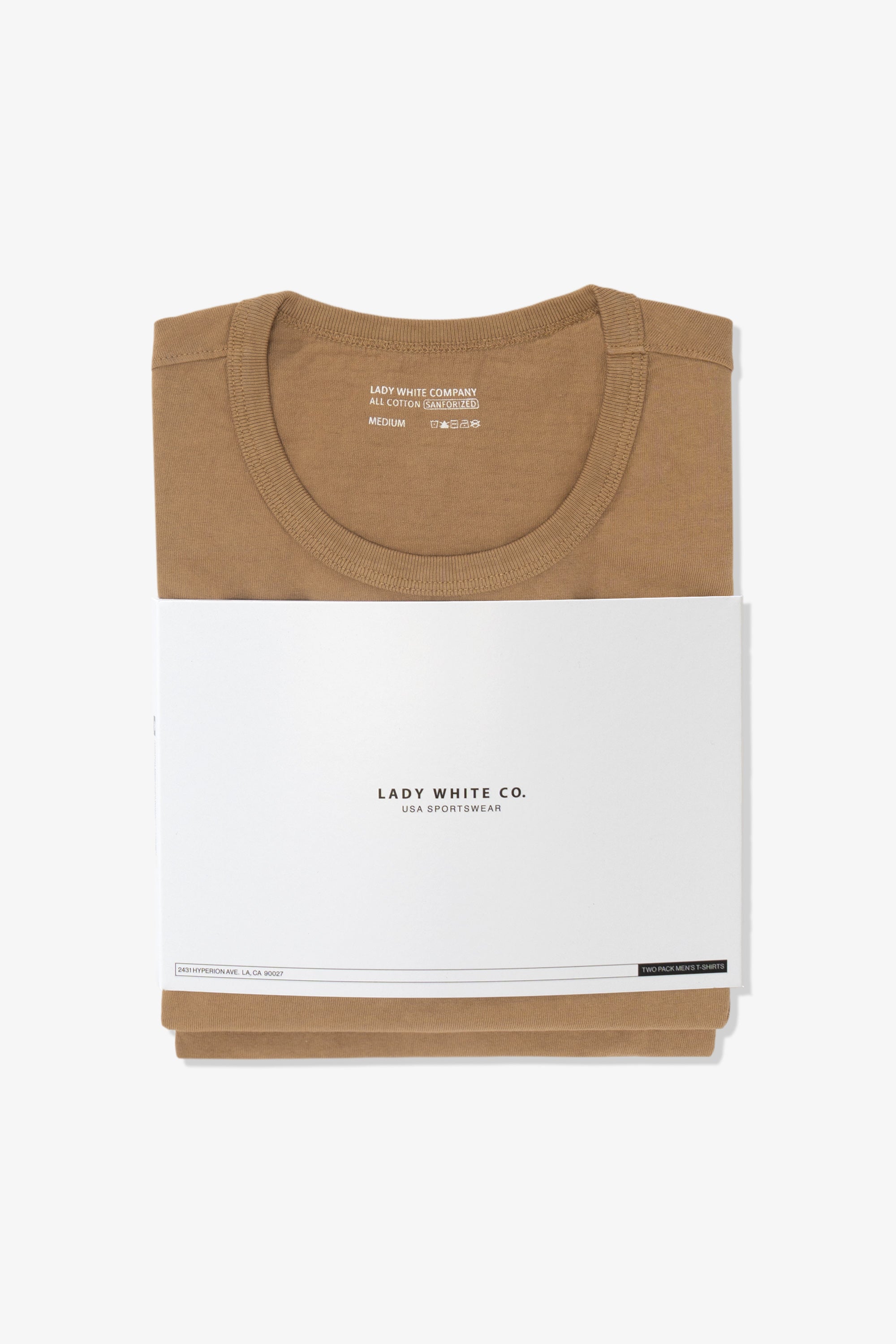 OUR T-SHIRT 2-PACK - CASHEW