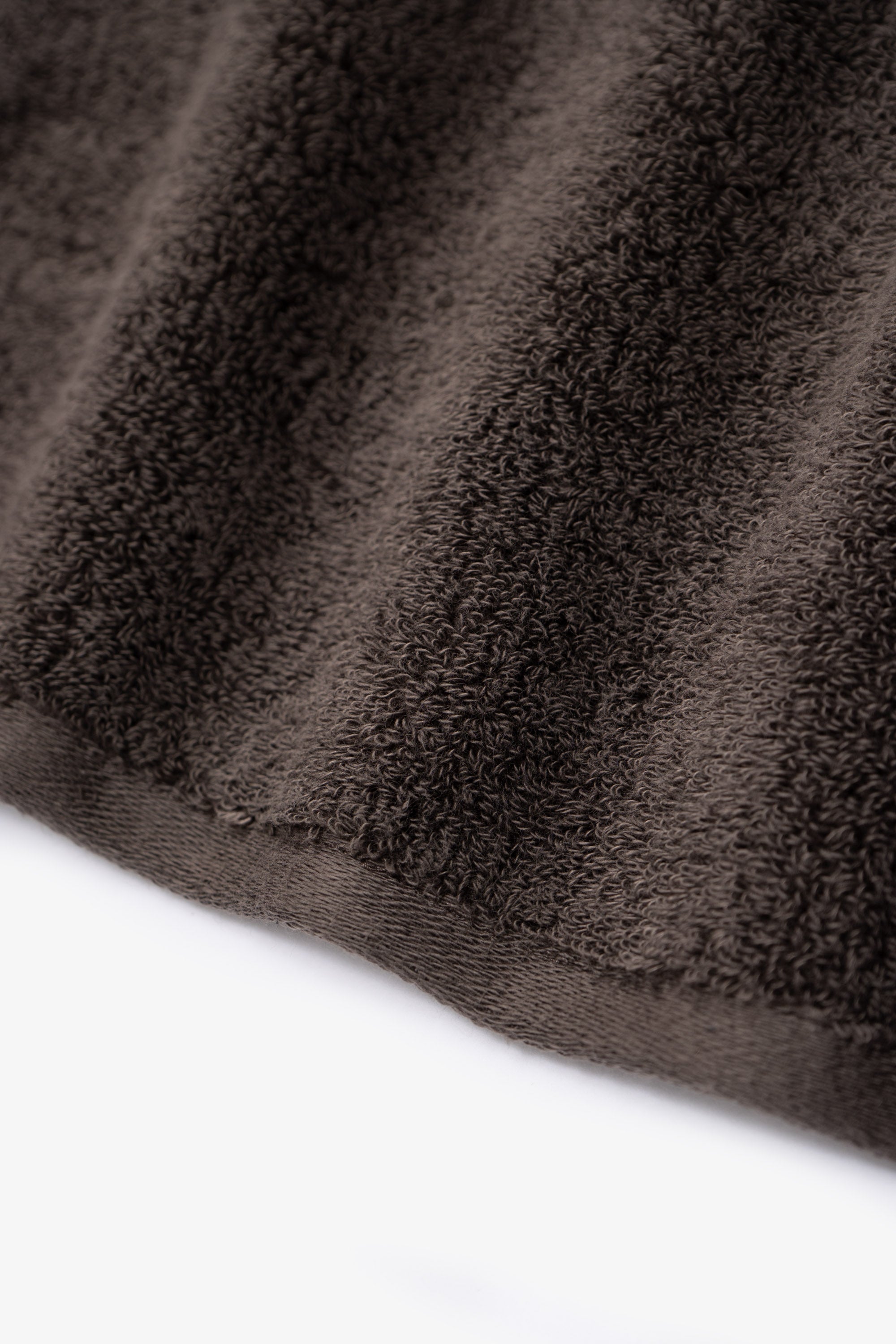 LW - C x IMABARI BATH TOWELS - BLACK MUSHROOM