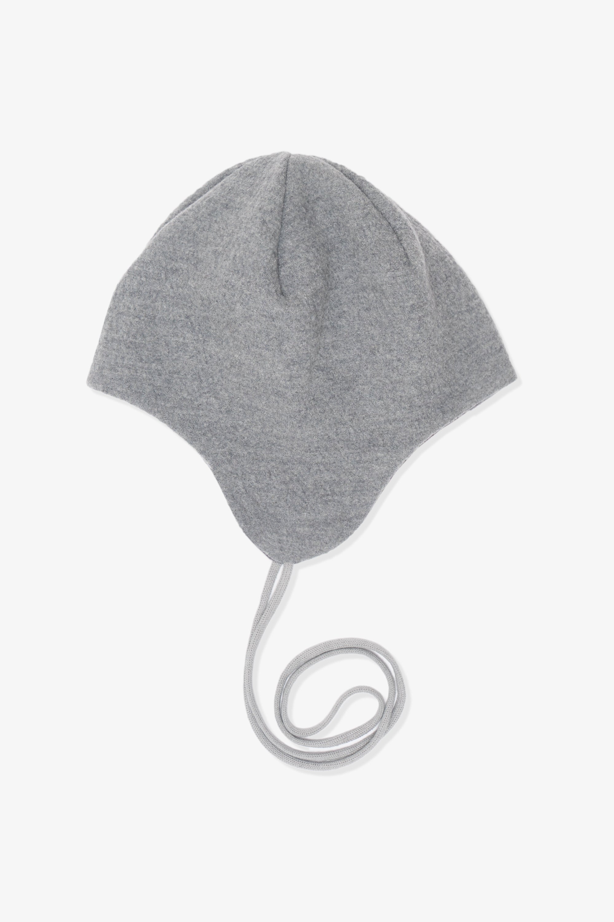 EAR FLAP CAP - HEATHER GREY