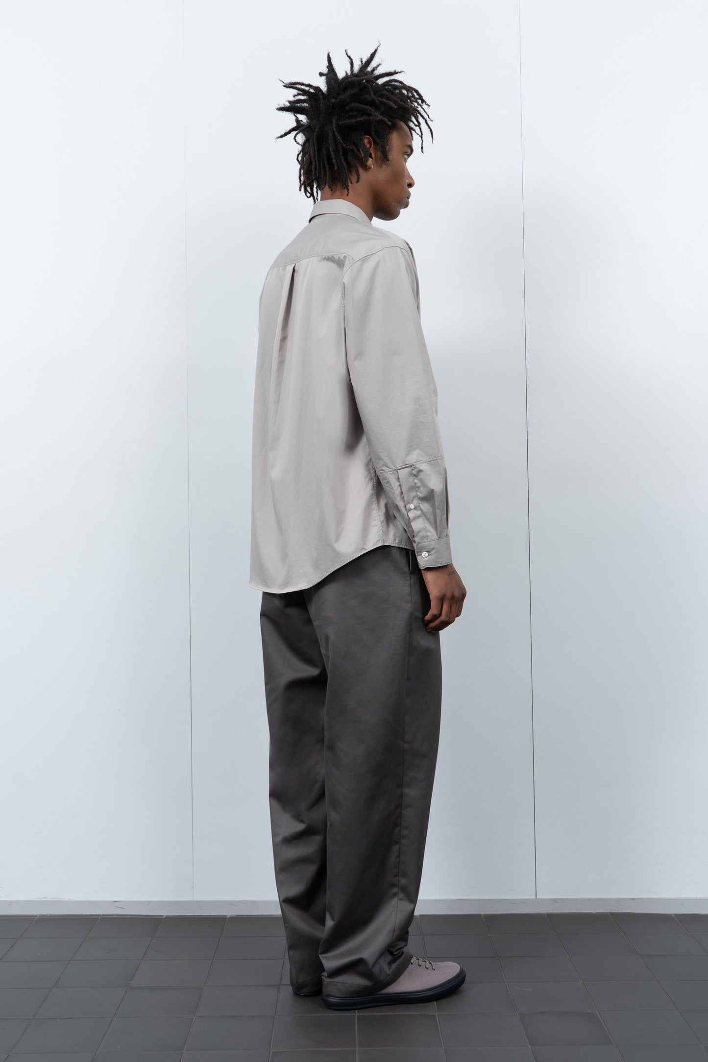 TWILL TROUSER - PEWTER