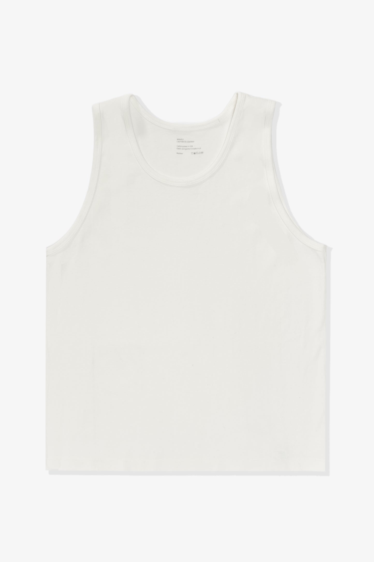 MAN-TLE TANK TOP 2-PACK - WHITE