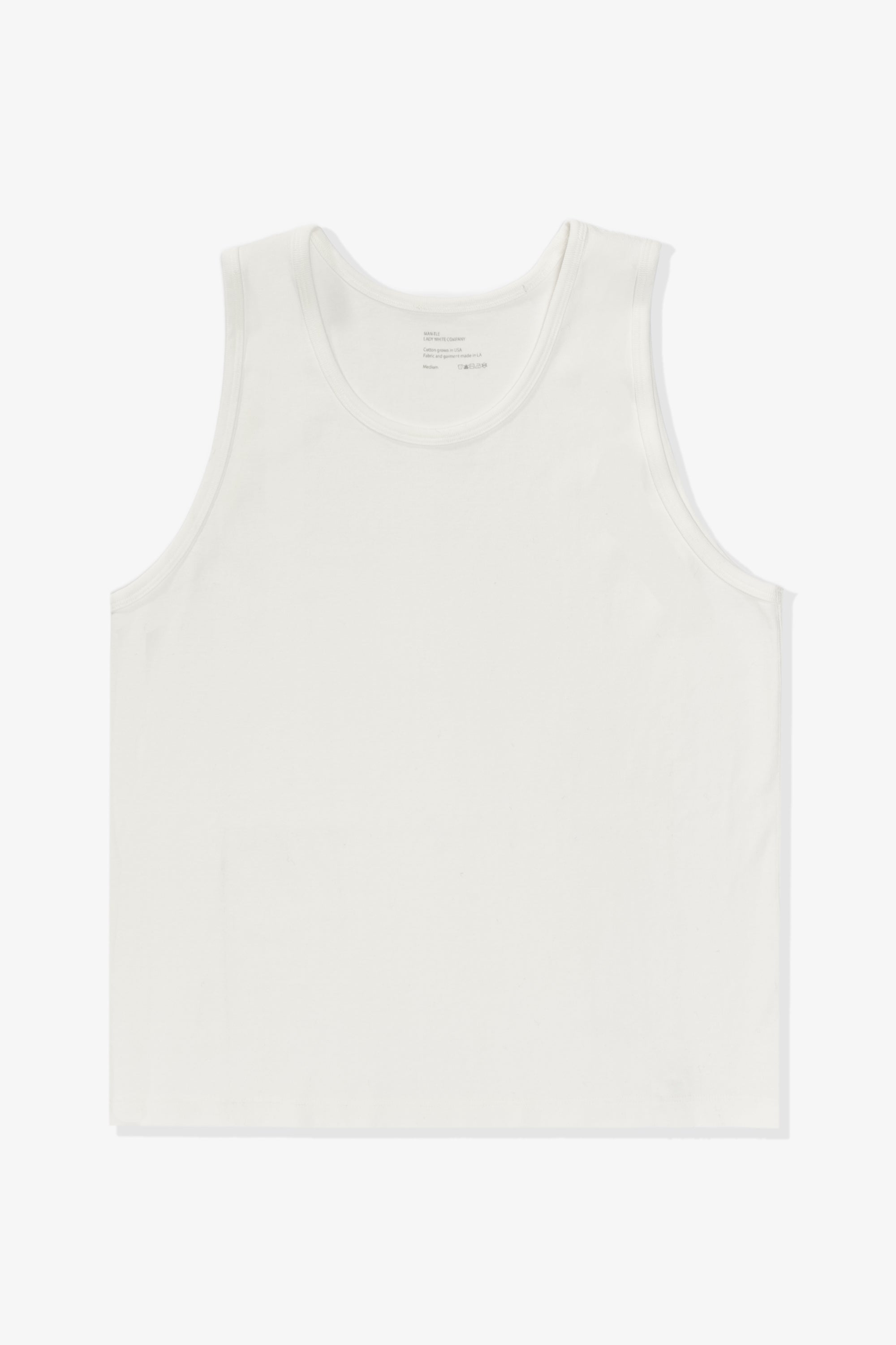 MAN-TLE TANK TOP 2-PACK - WHITE
