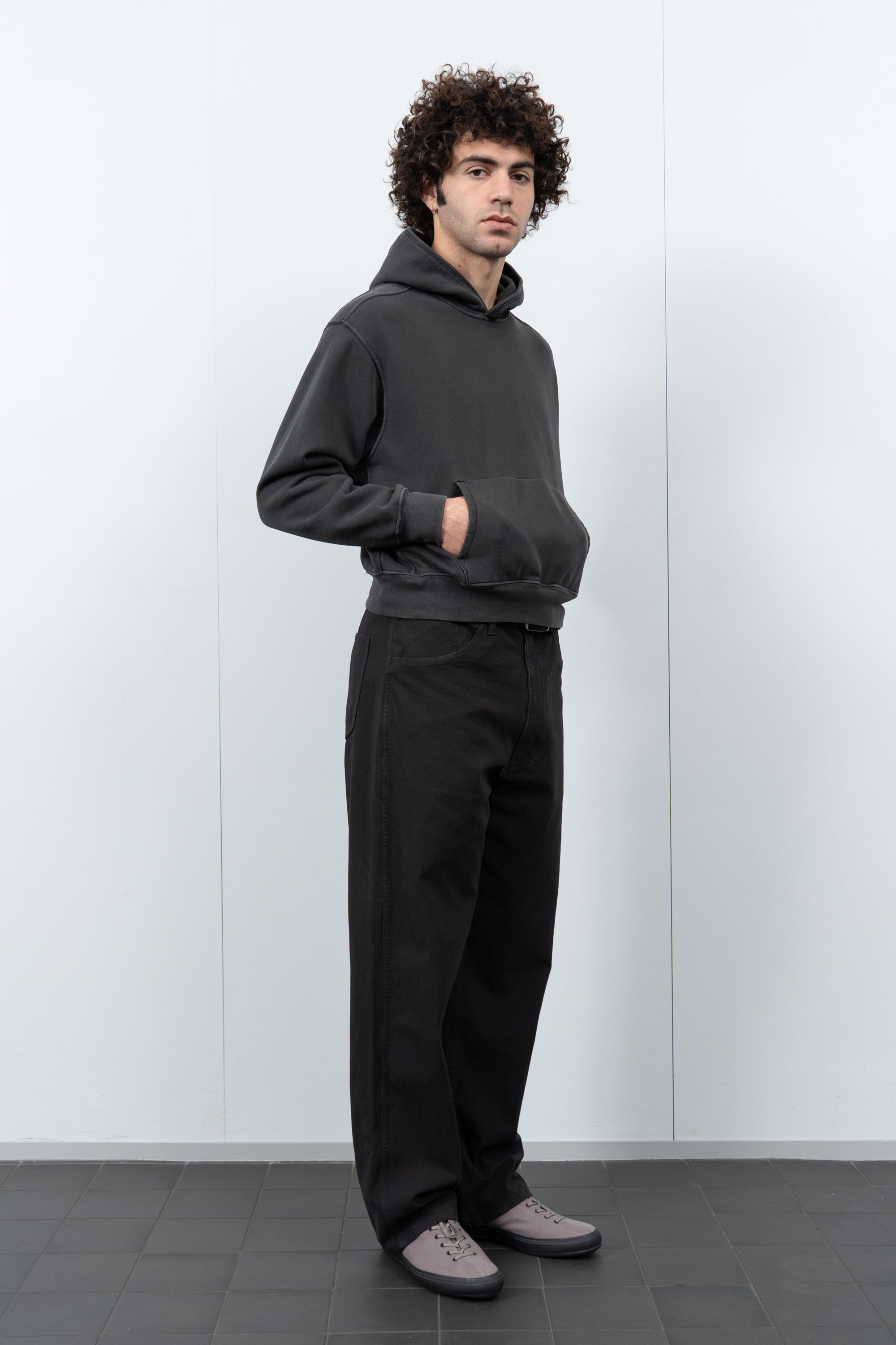MINI HOODIE - PIGMENT CHARCOAL