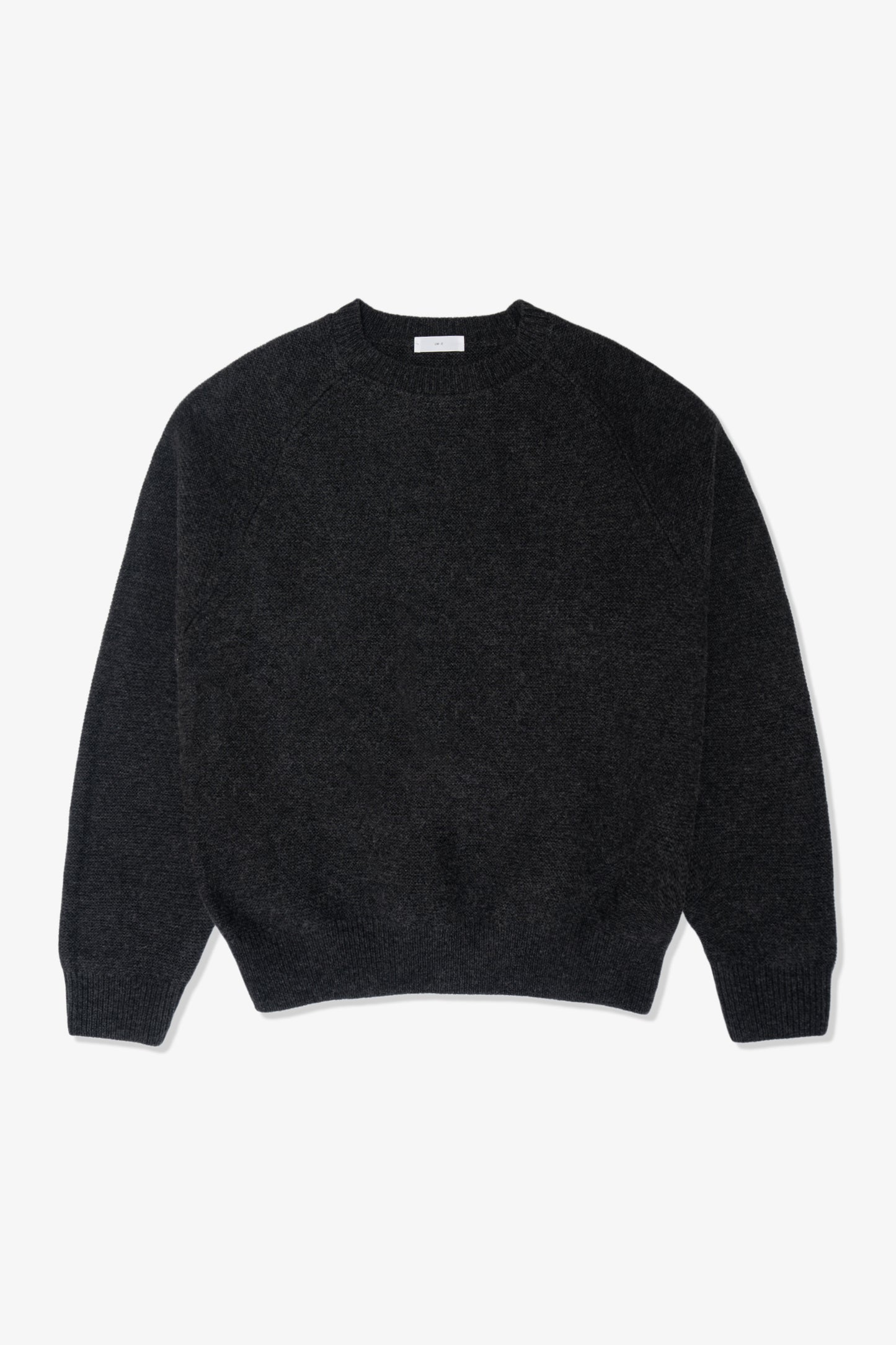 RAGLAN LINK SWEATER - CHARCOAL