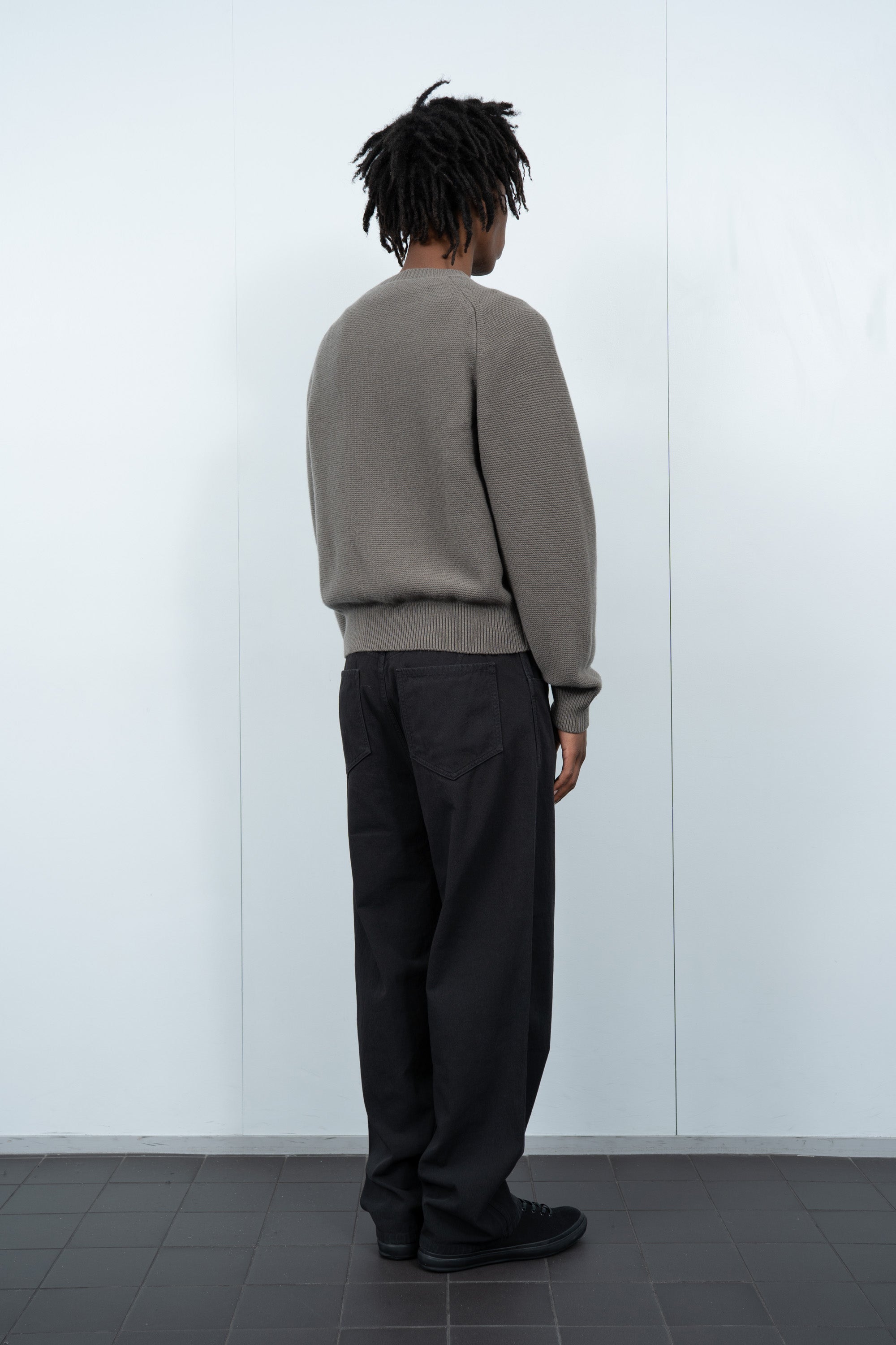 RAGLAN LINK SWEATER - CLAY