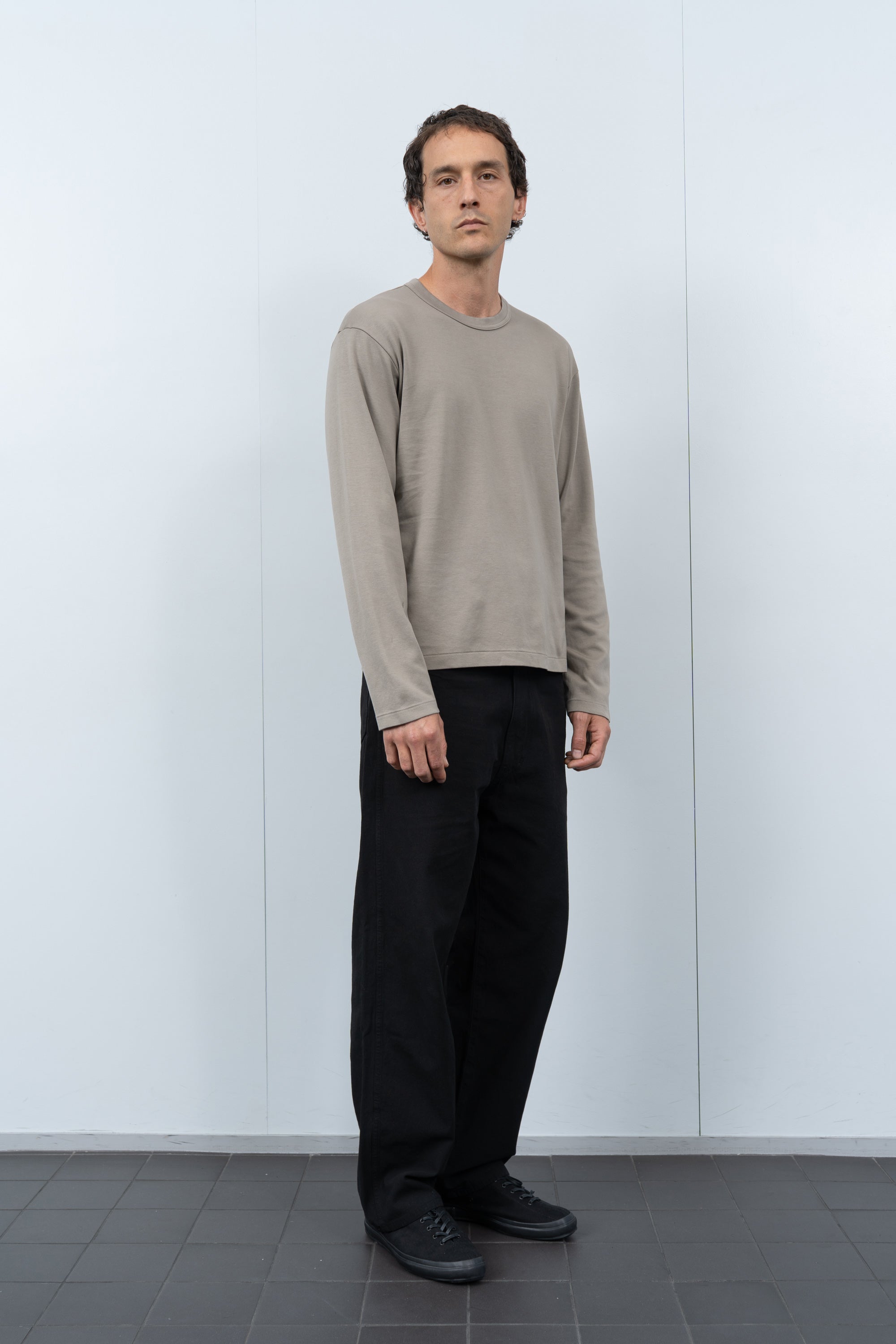PIMA LOCK L/S T-SHIRT - ANVIL GREY