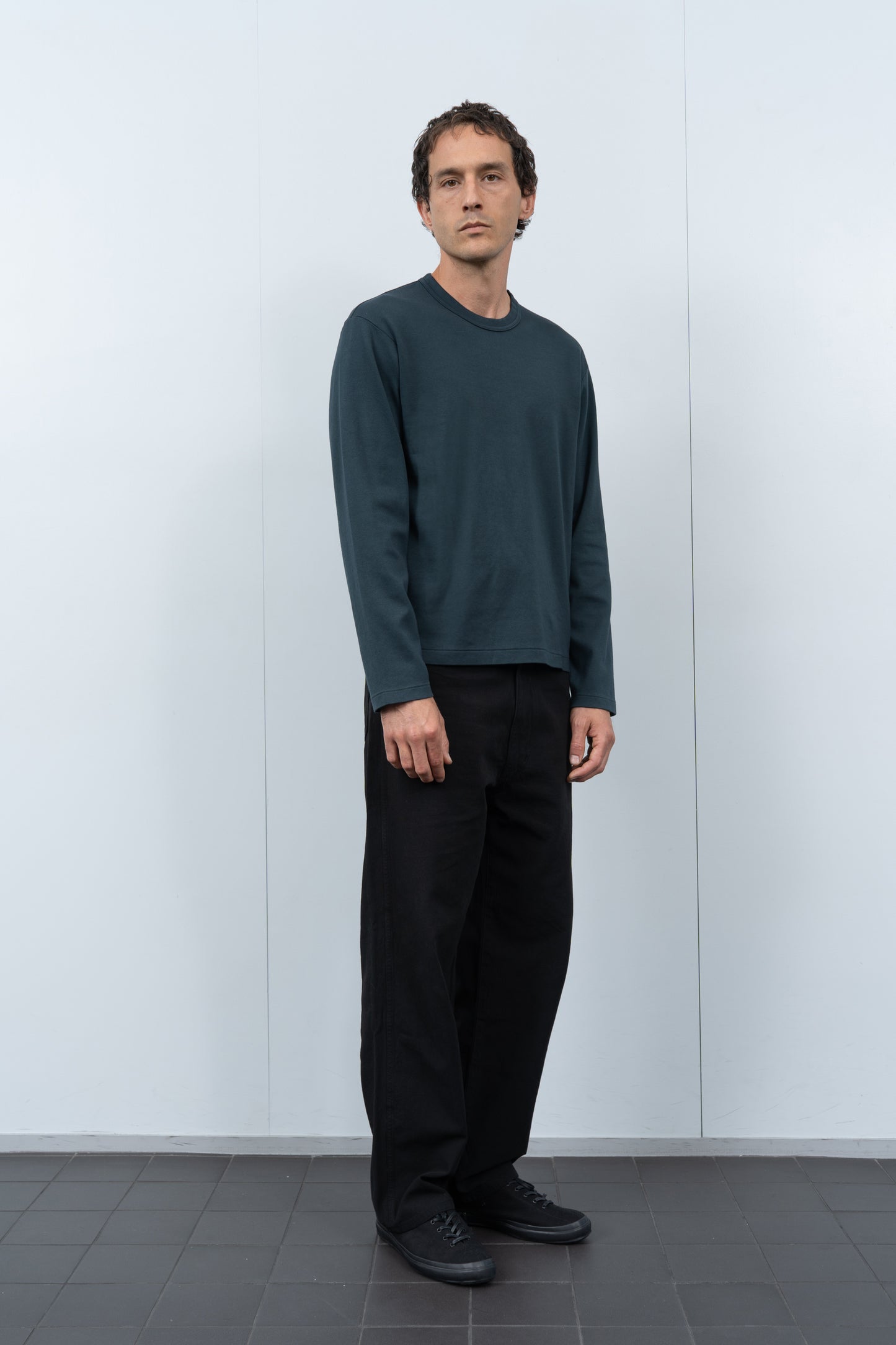 PIMA LOCK L/S T-SHIRT - ABYSS