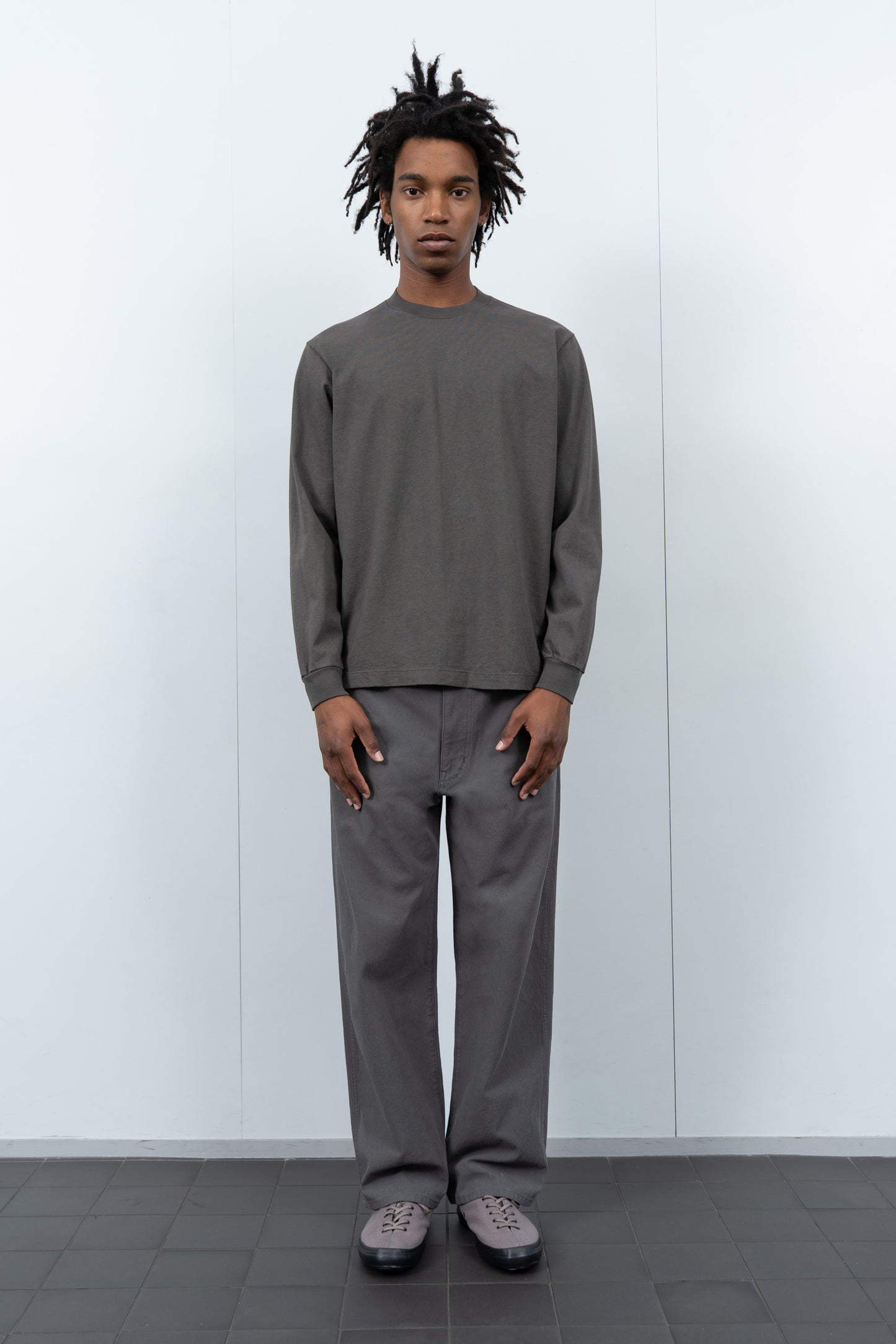 L/S MUNICIPAL T-SHIRT - PEWTER