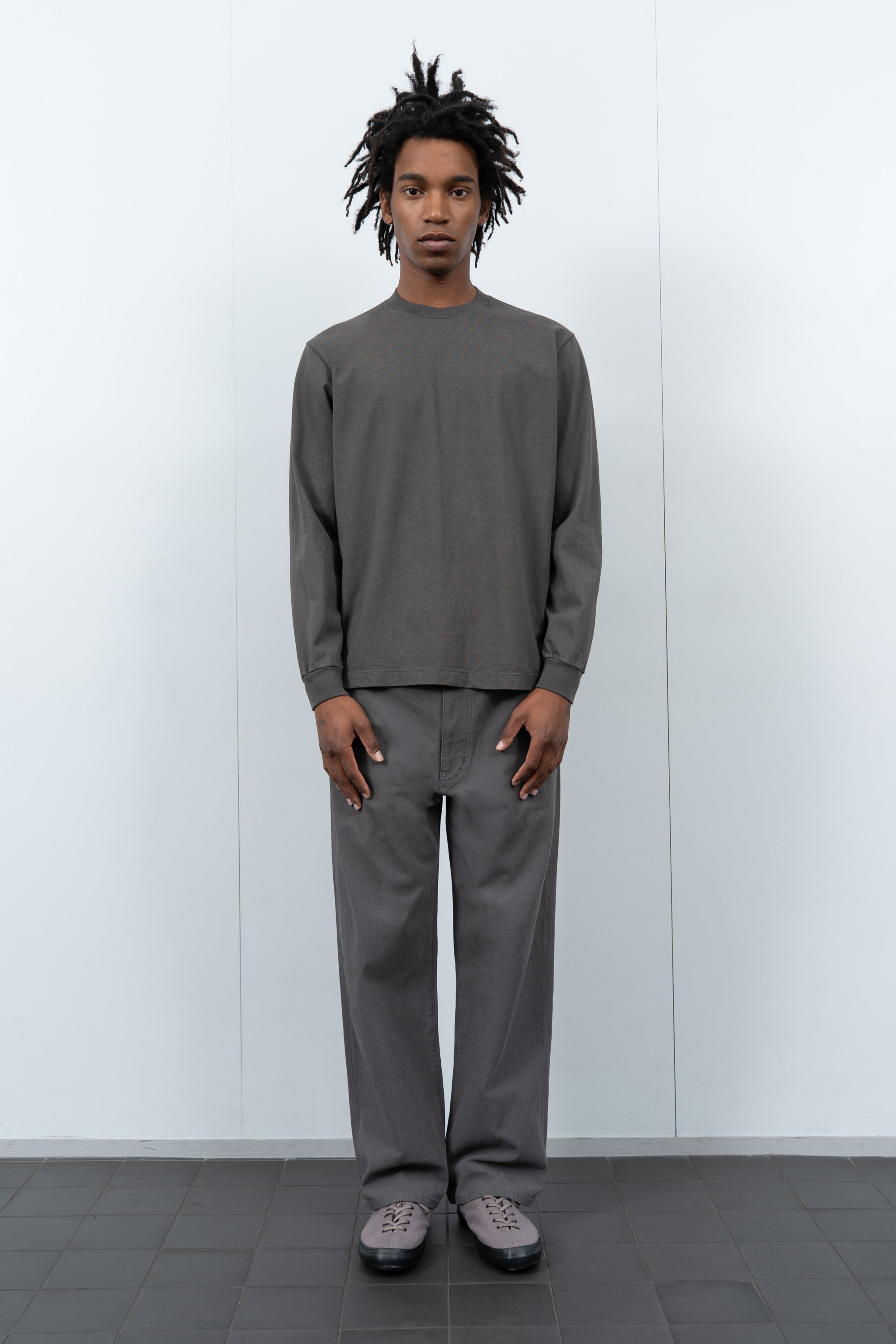 L/S MUNICIPAL T-SHIRT - PEWTER