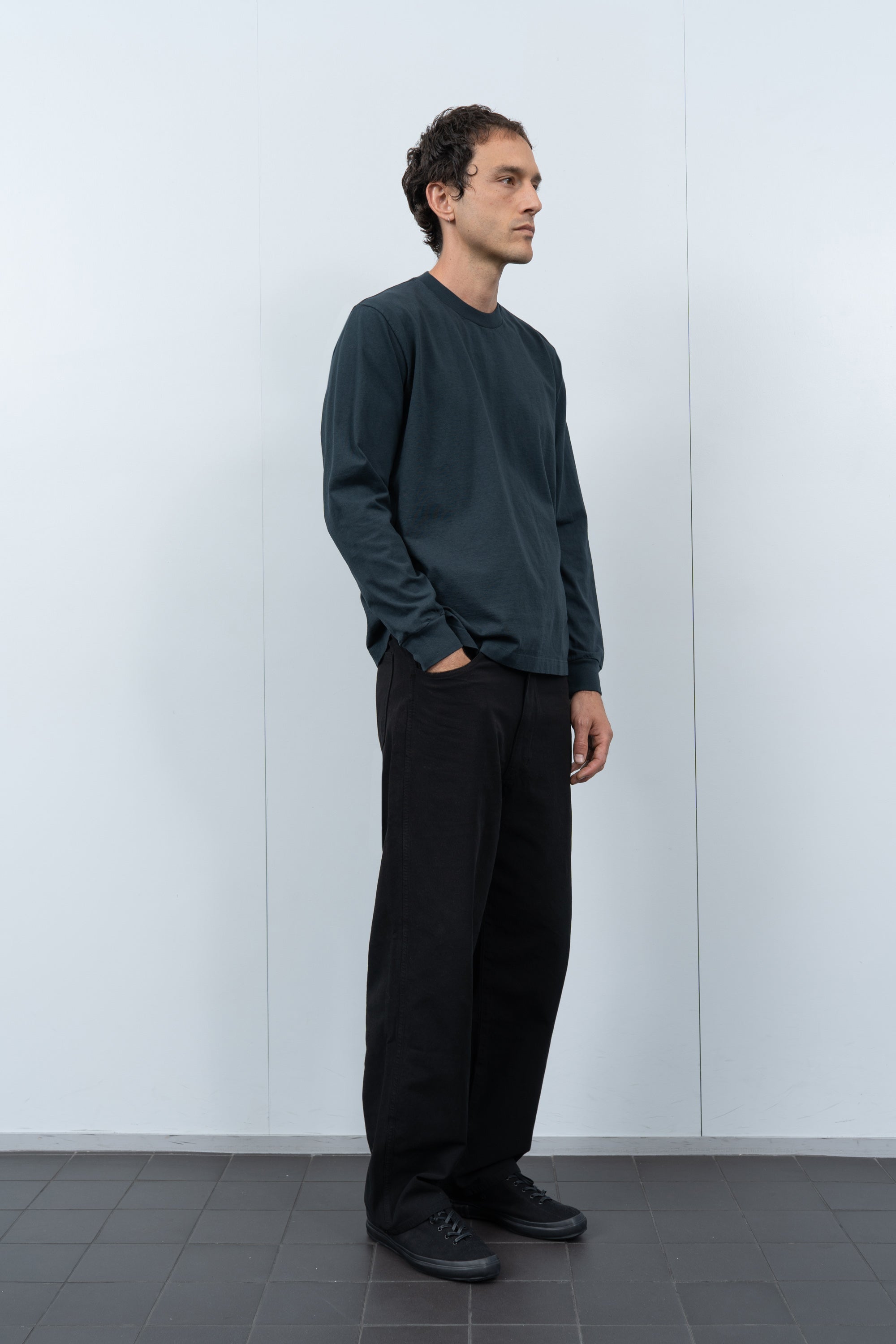 L/S MUNICIPAL T-SHIRT - ABYSS