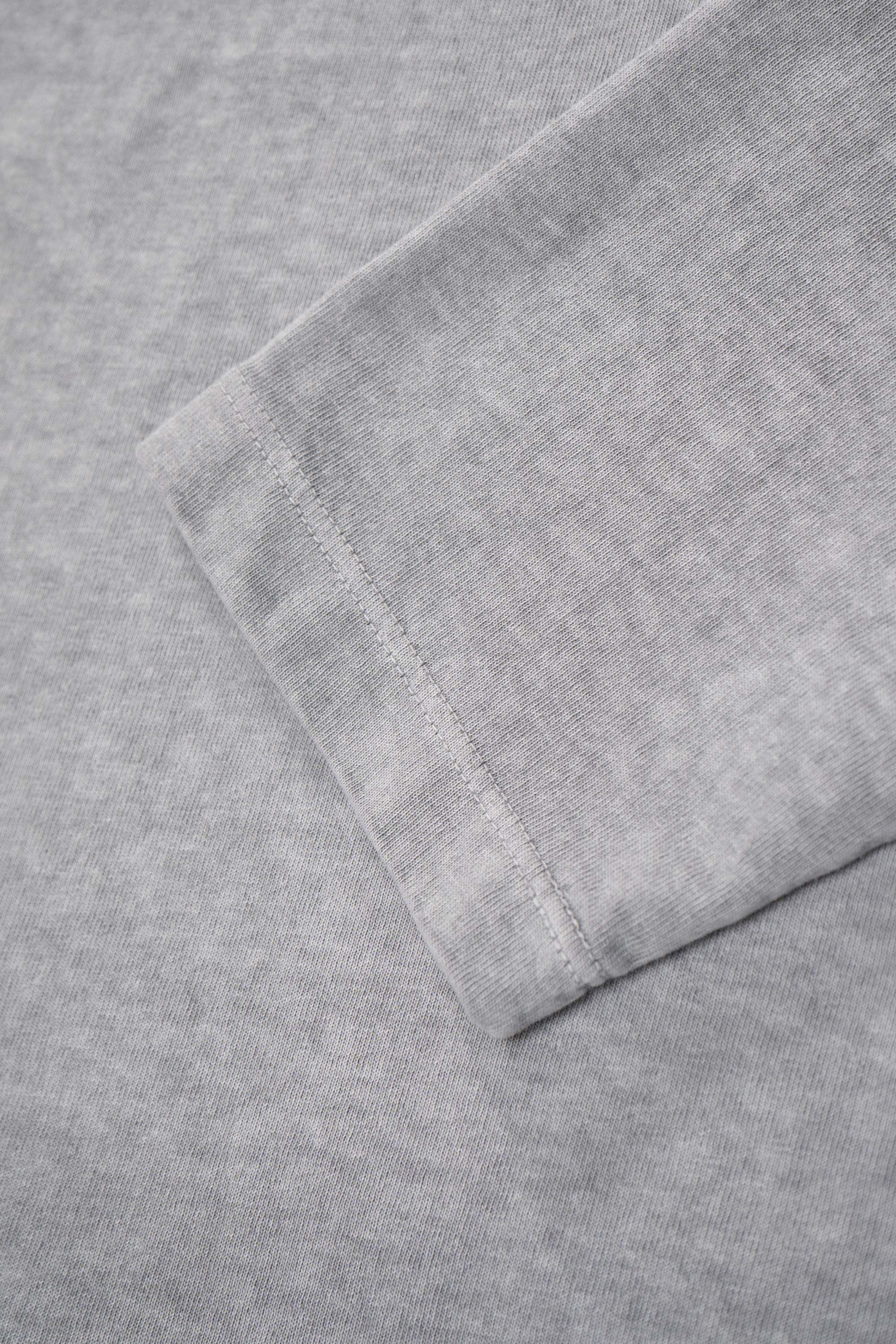 TRI-PANEL L/S T-SHIRT - PIGMENT CHALK