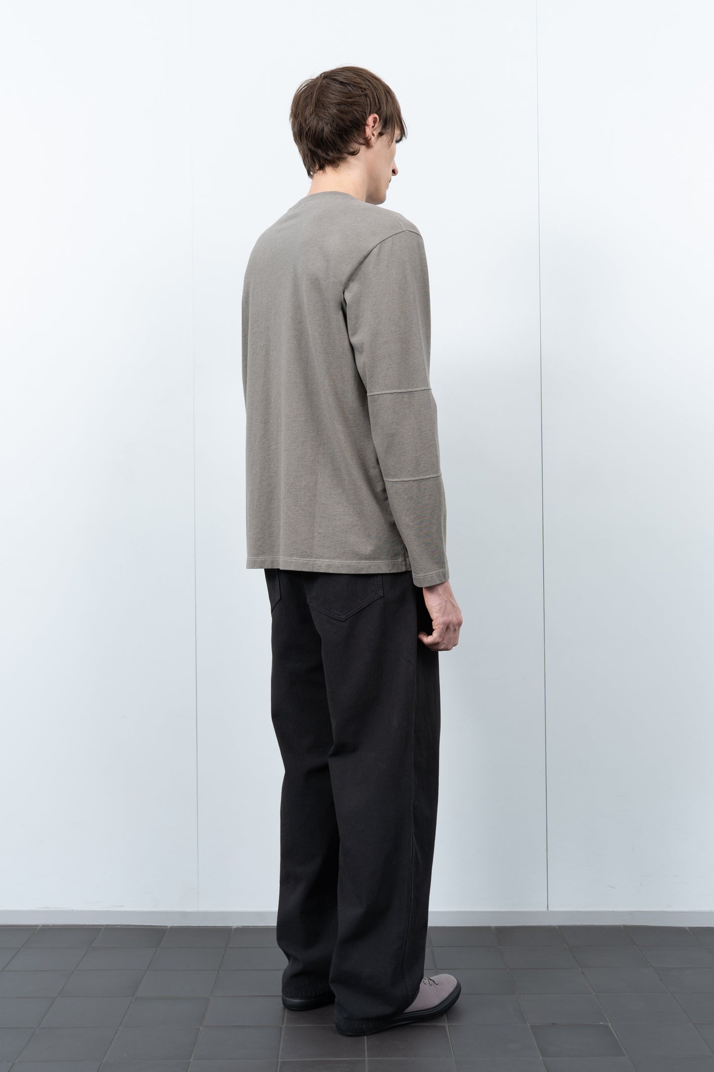 TRI-PANEL L/S T-SHIRT - ANVIL MELANGE