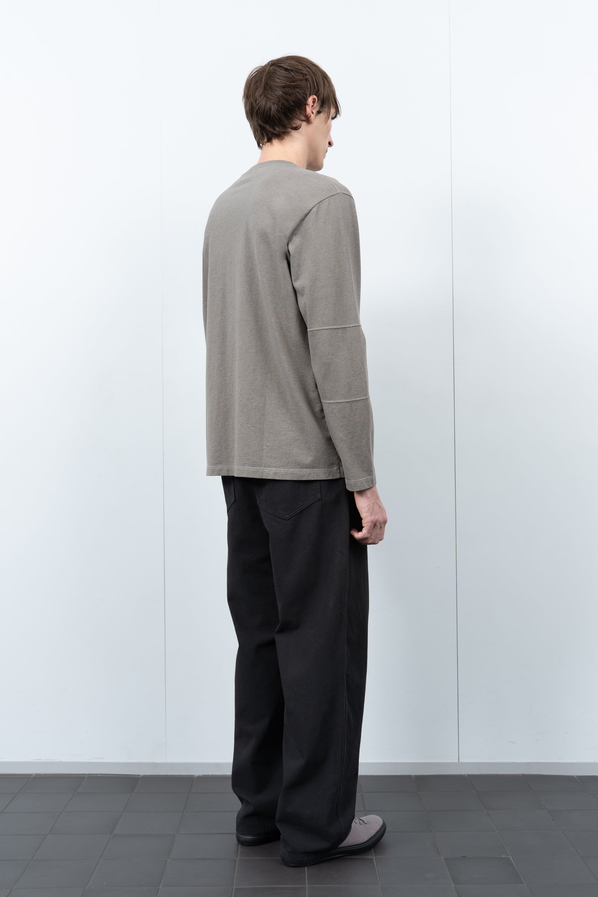 TRI-PANEL L/S T-SHIRT - ANVIL MELANGE