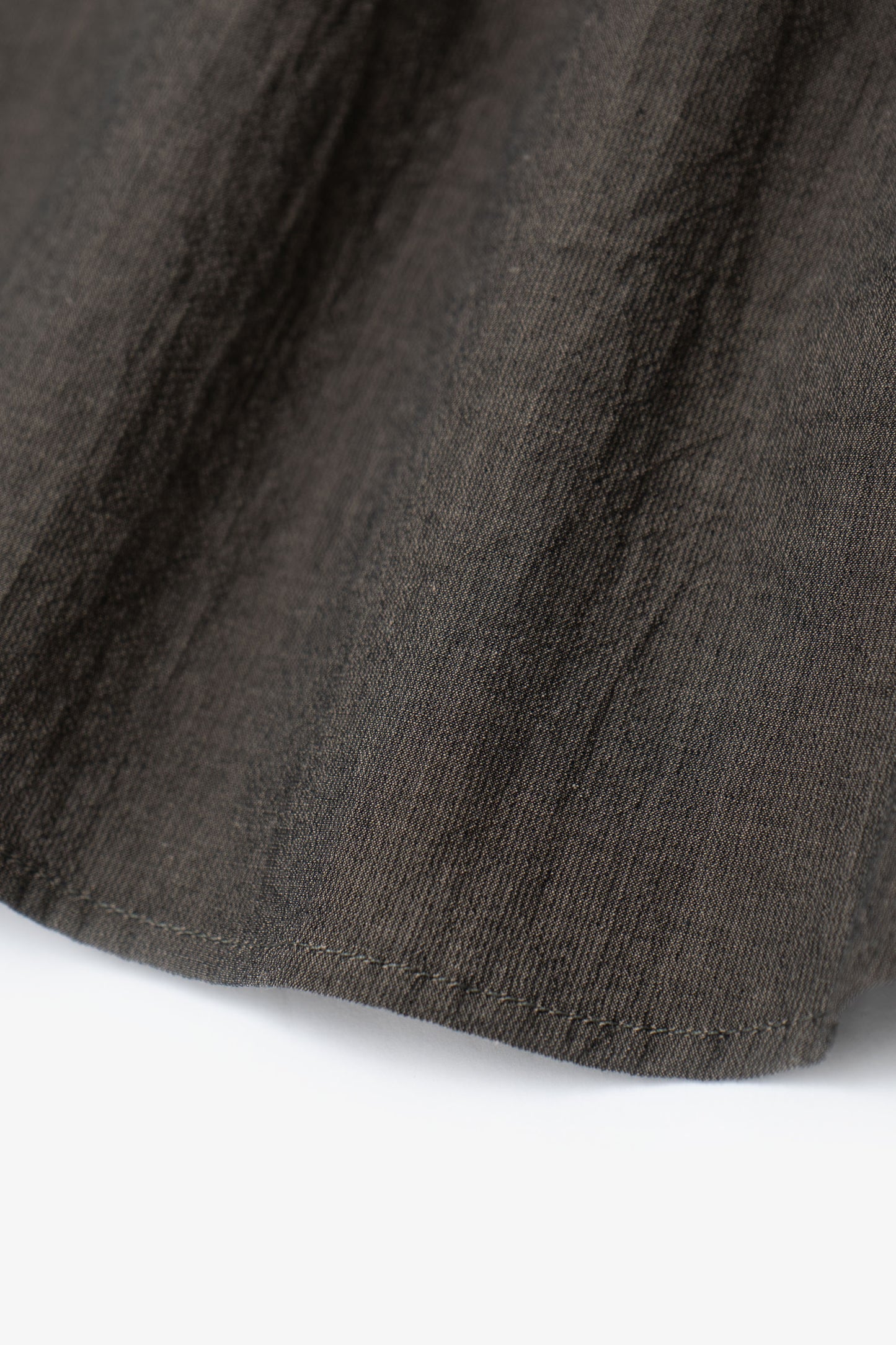 LYNN POPLIN S/S SHIRT - BROWN PEARL