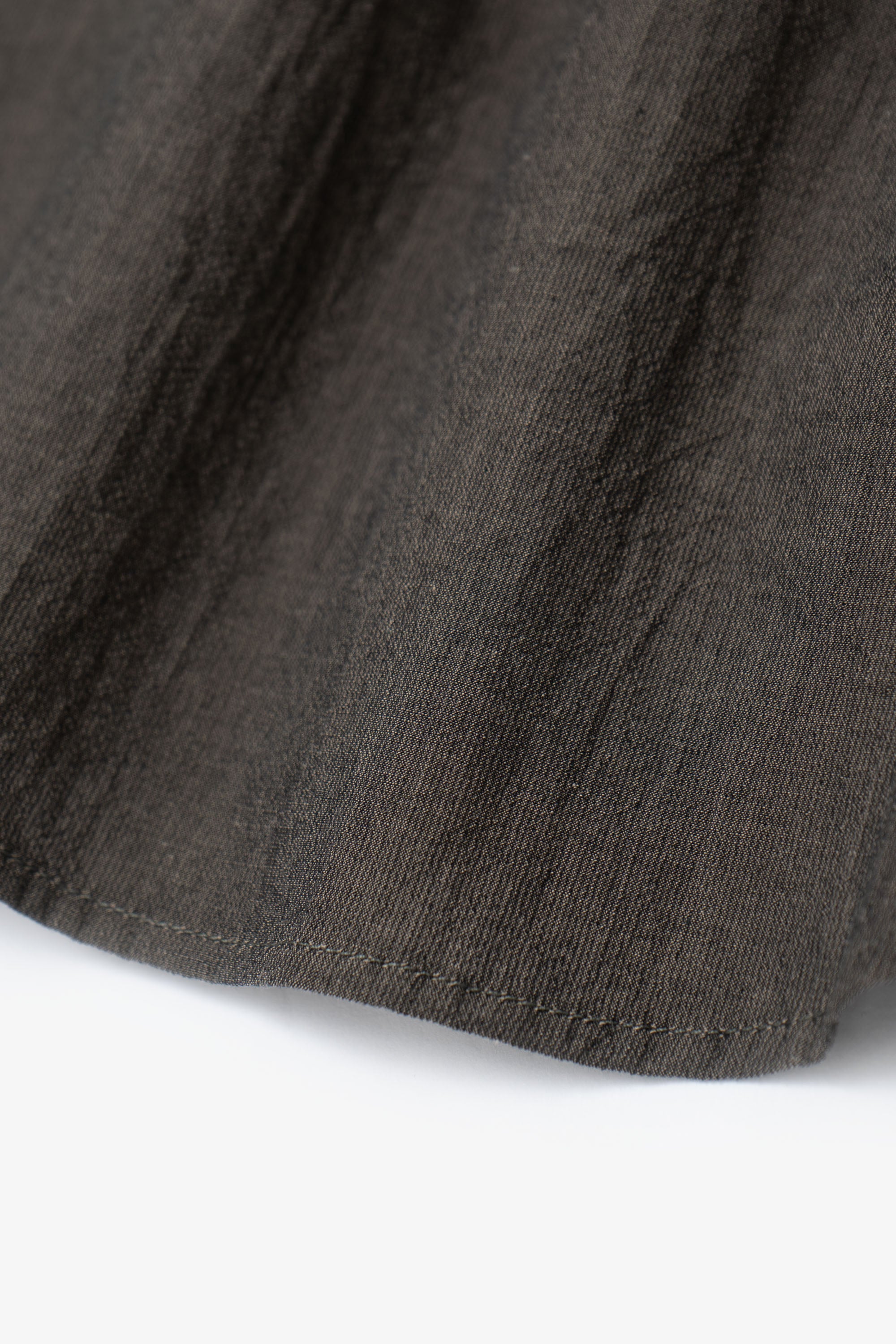 LYNN POPLIN S/S SHIRT - BROWN PEARL