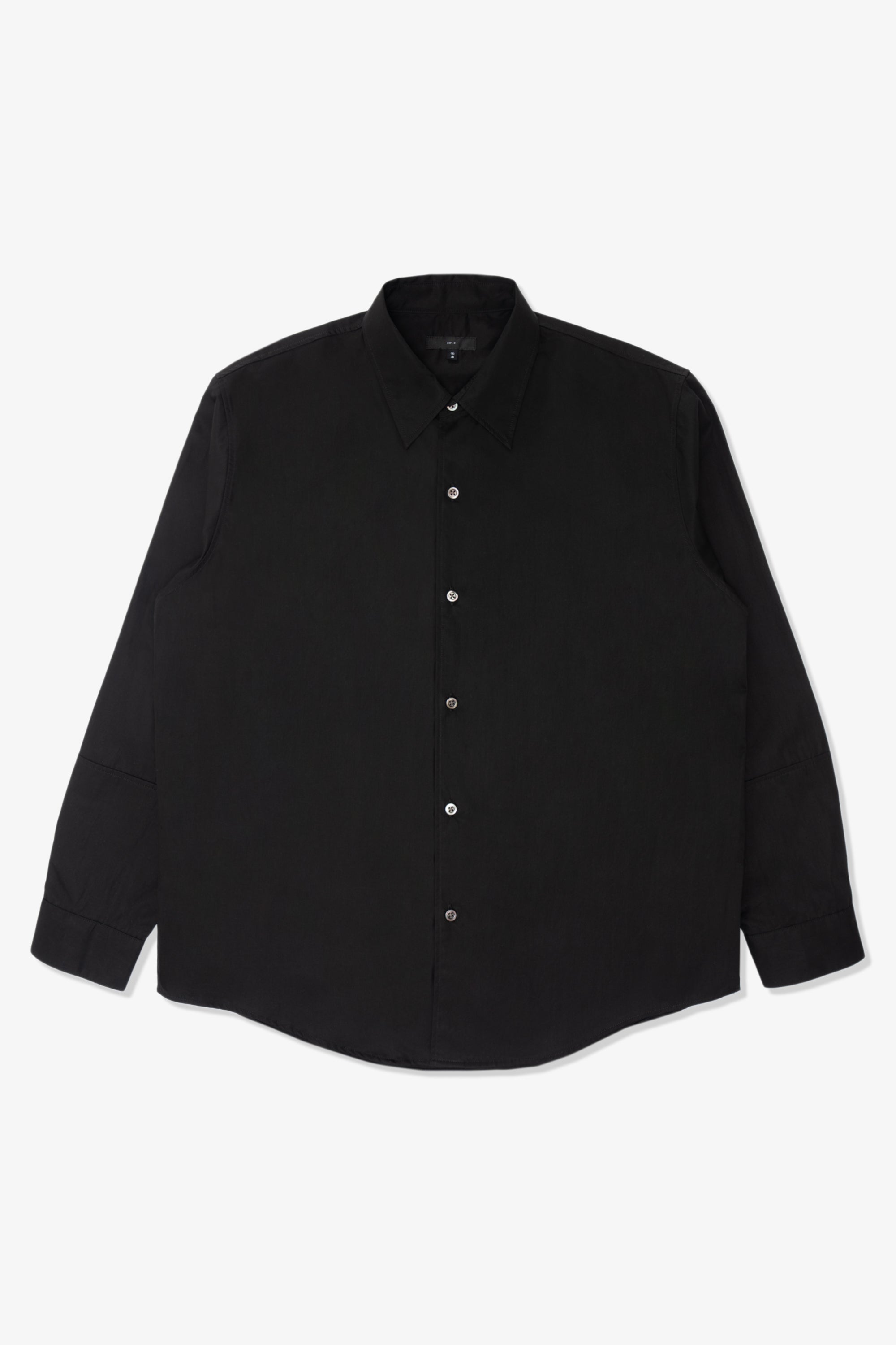 LYNN POPLIN L/S SHIRT - BLACK