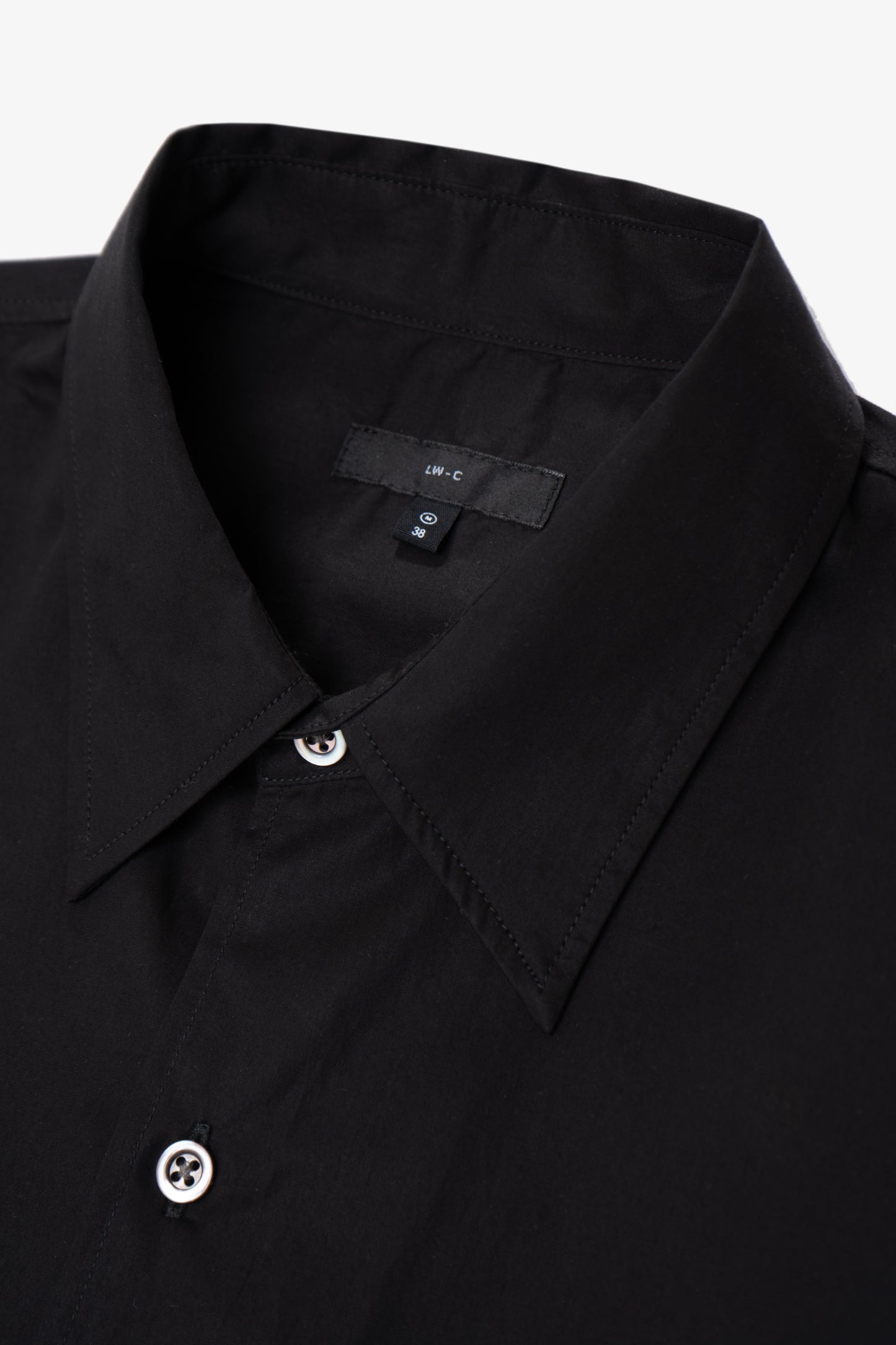 LYNN POPLIN L/S SHIRT - BLACK