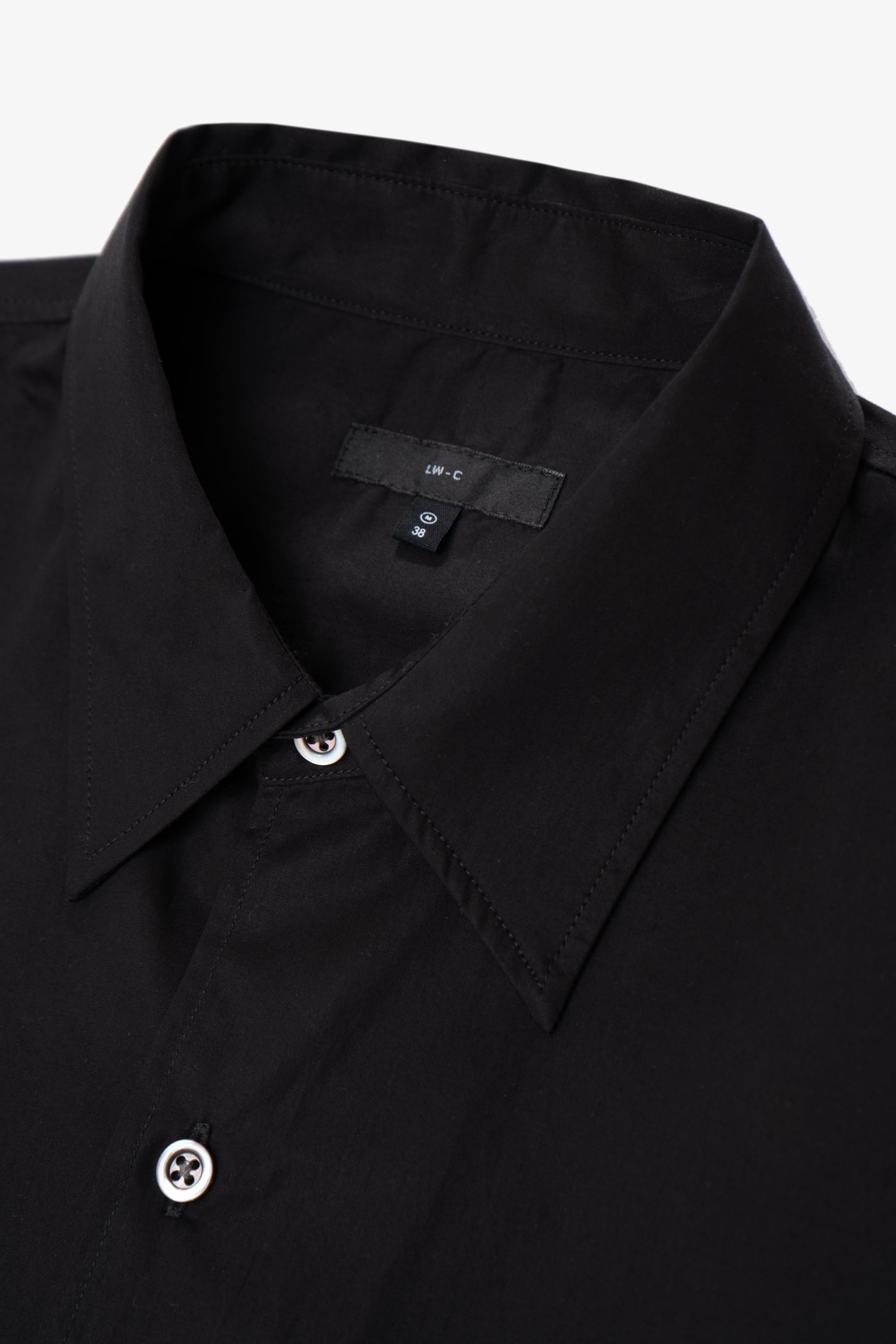 LYNN POPLIN L/S SHIRT - BLACK