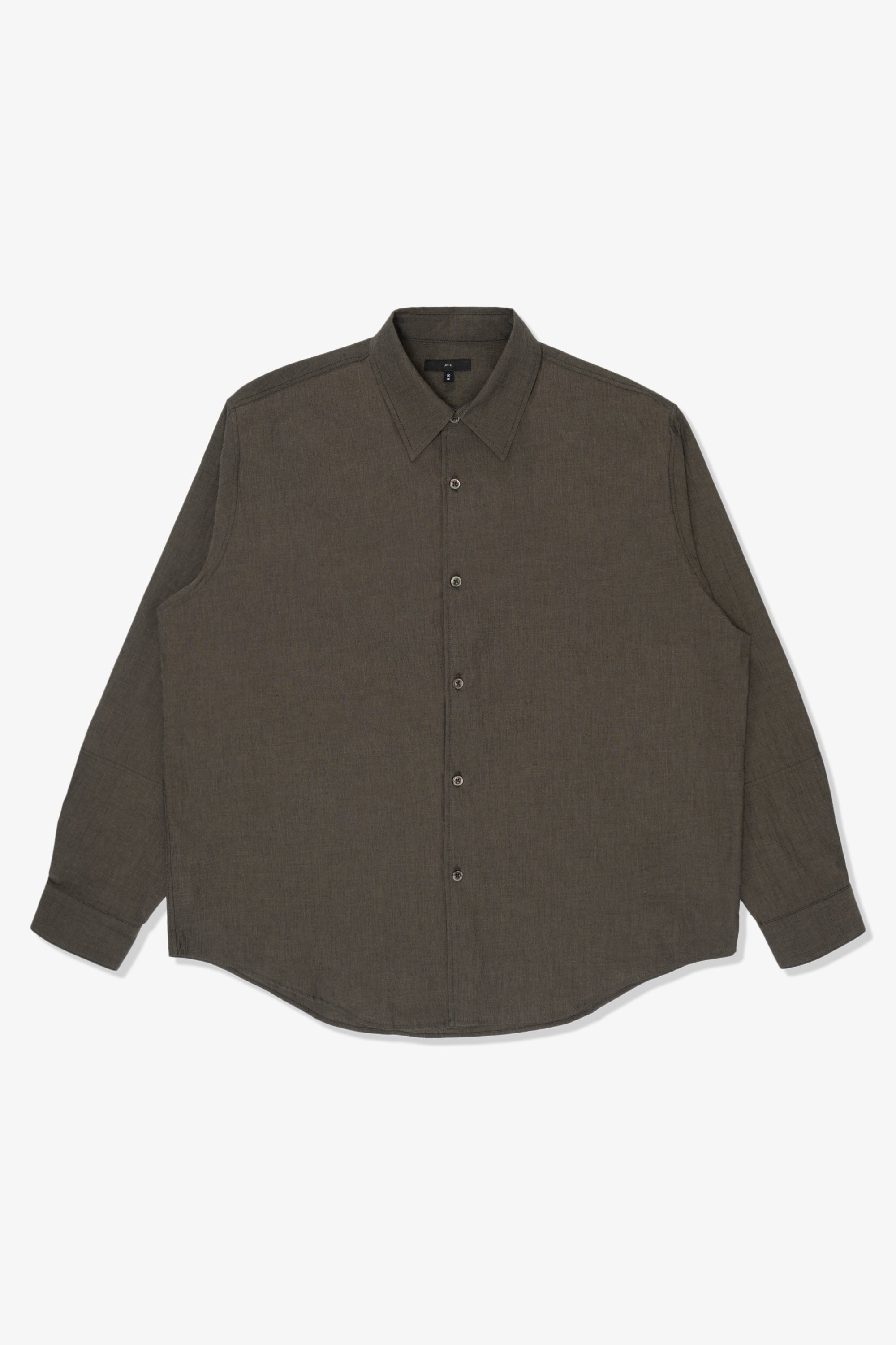 LYNN POPLIN L/S SHIRT - BROWN PEARL