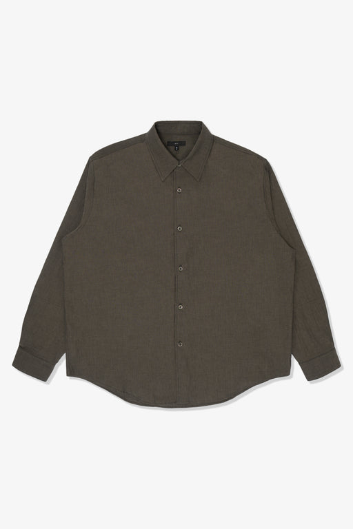 LYNN POPLIN L/S SHIRT - BROWN PEARL