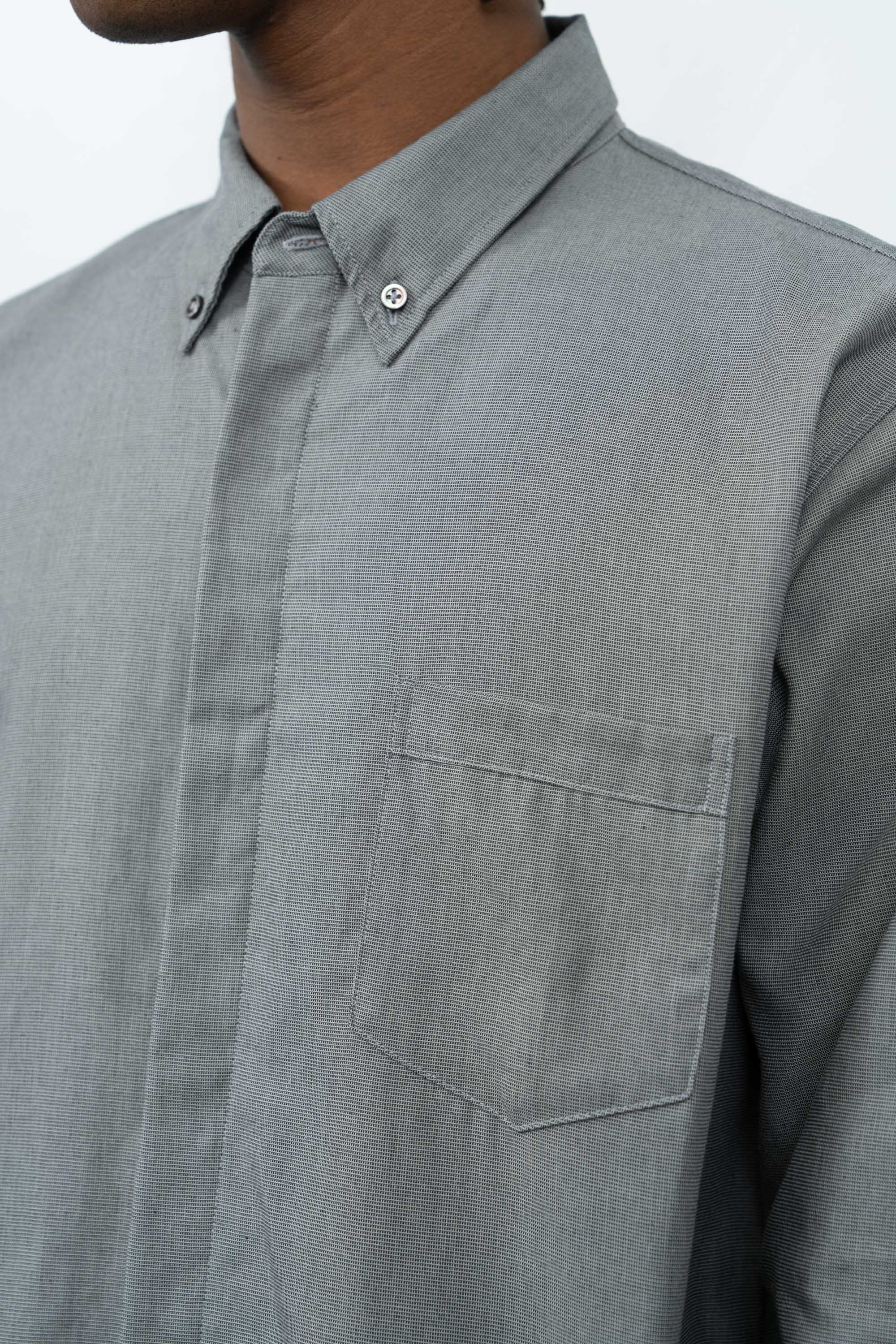 COVER BUTTON DOWN - GREY