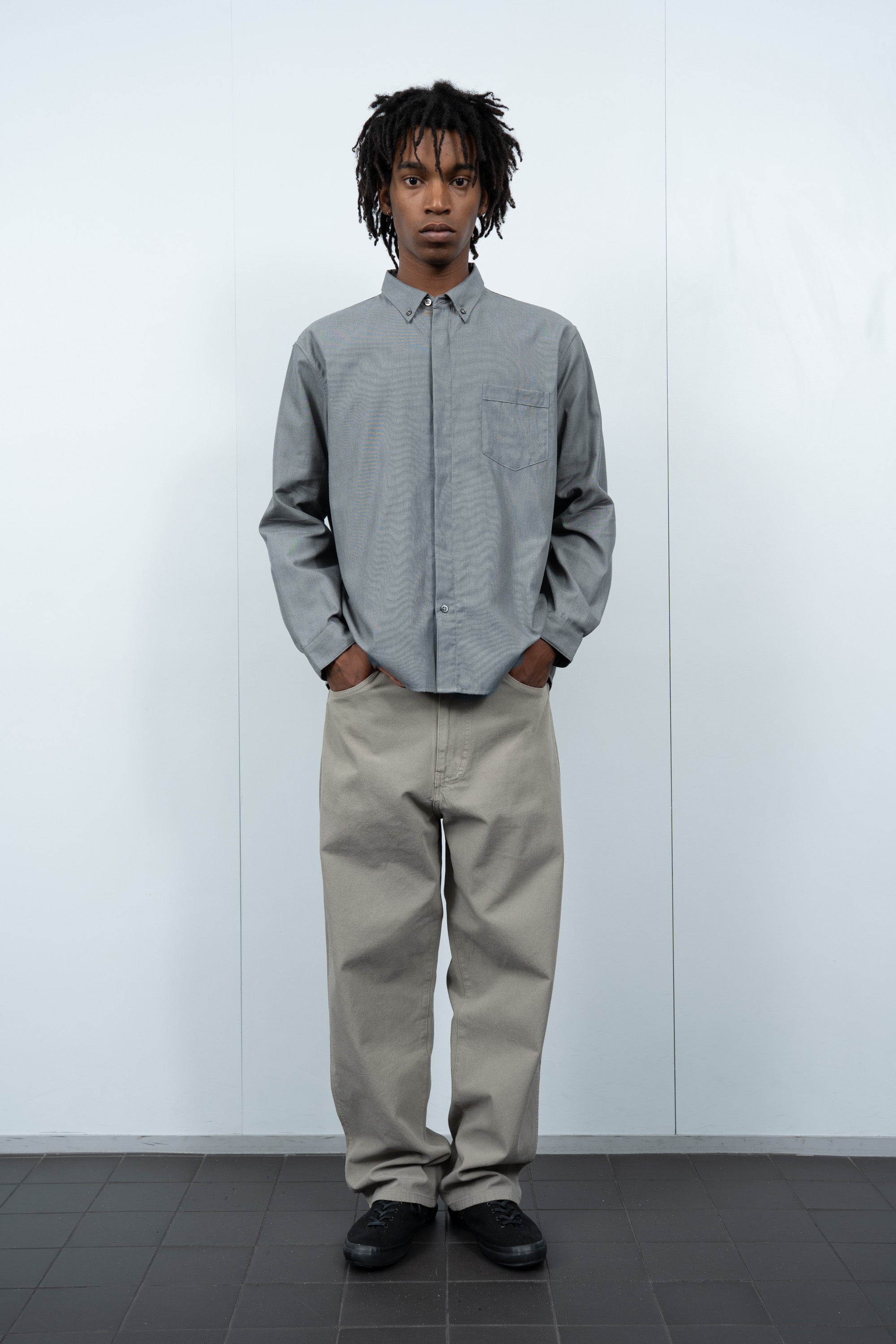 COVER BUTTON DOWN - GREY
