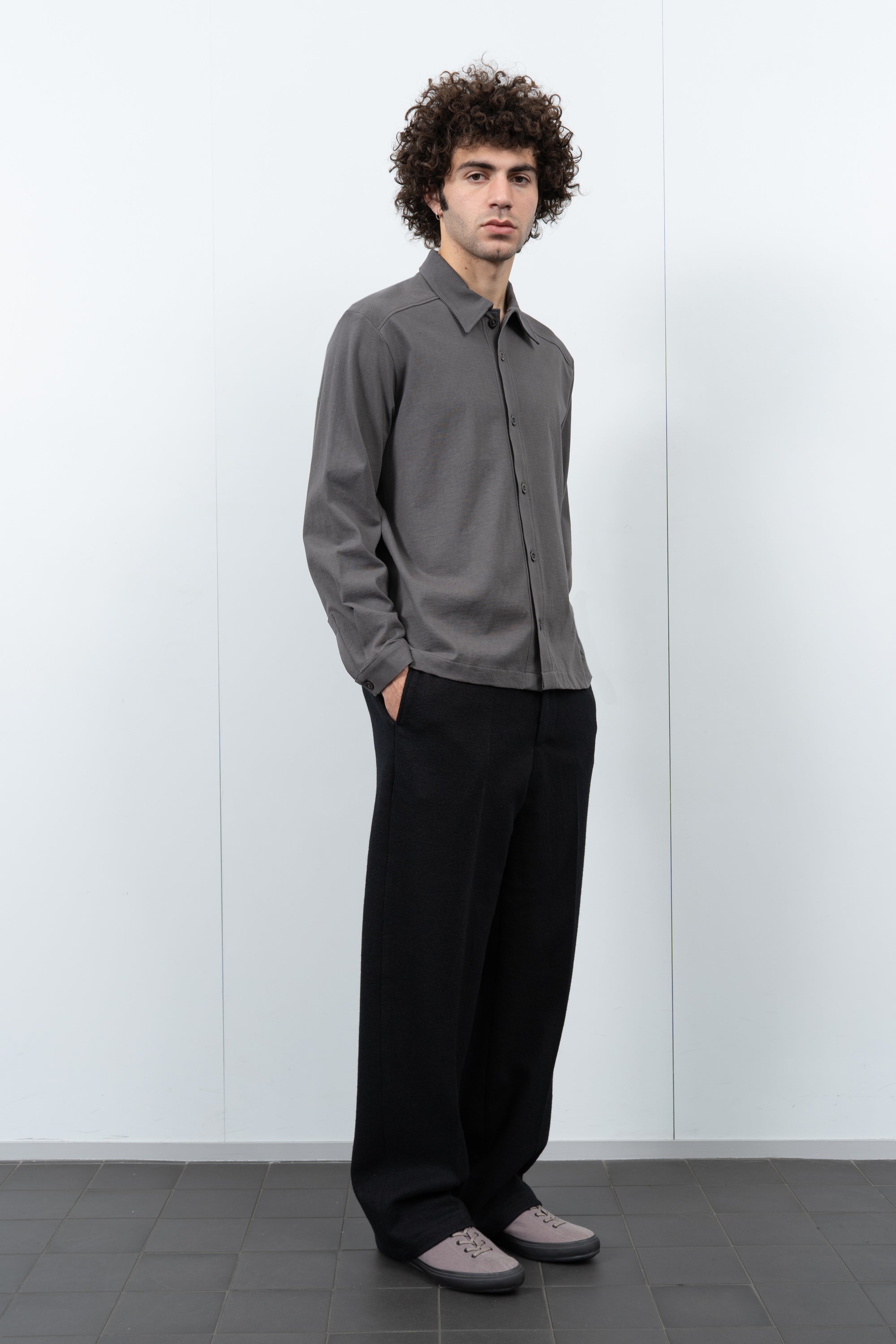BARTLETT BUTTON DOWN - PEWTER