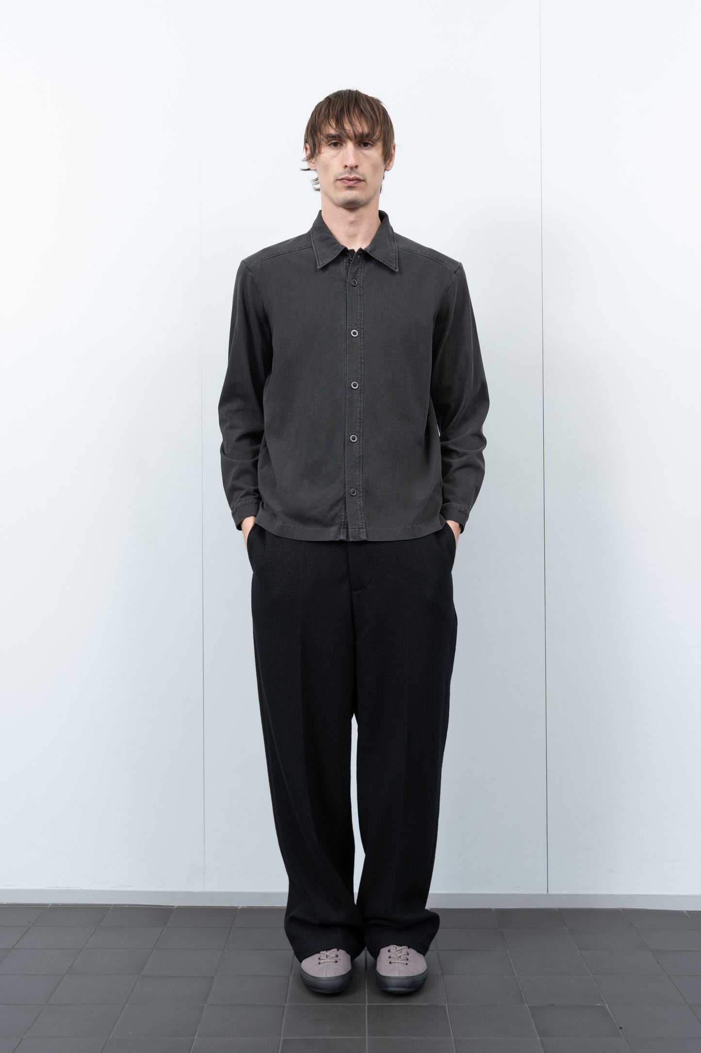 BARTLETT BUTTON DOWN - PIGMENT CHARCOAL