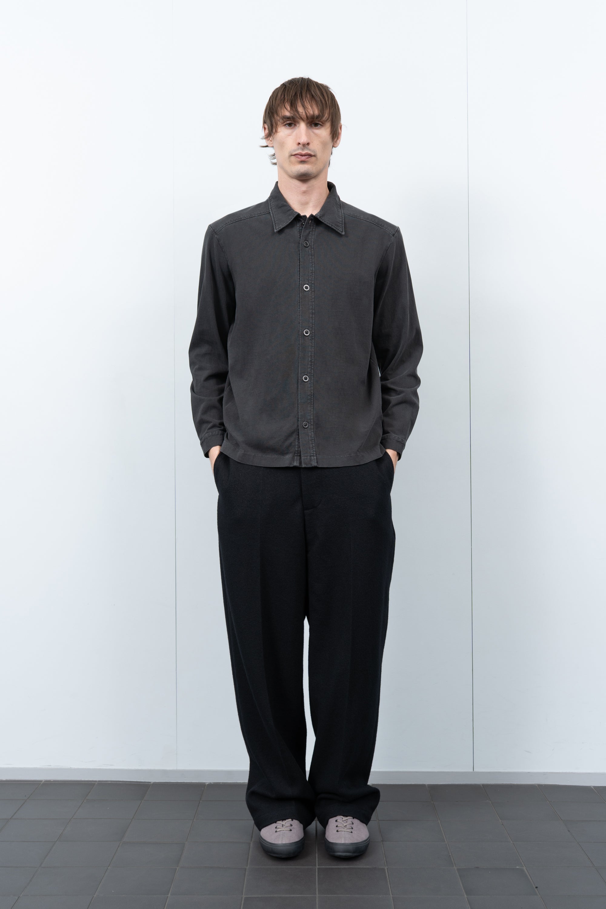 BARTLETT BUTTON DOWN - PIGMENT CHARCOAL