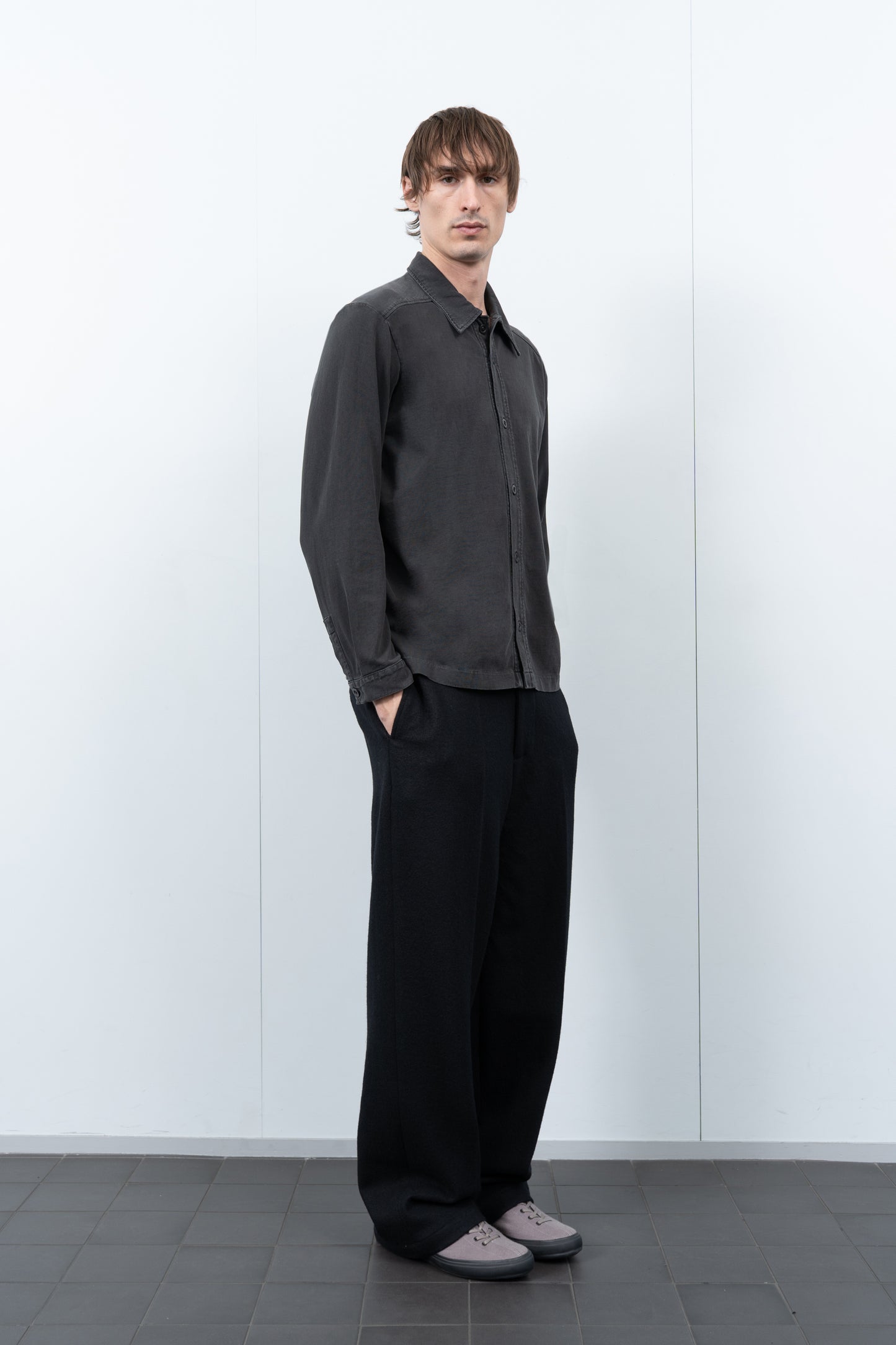 BARTLETT BUTTON DOWN - PIGMENT CHARCOAL
