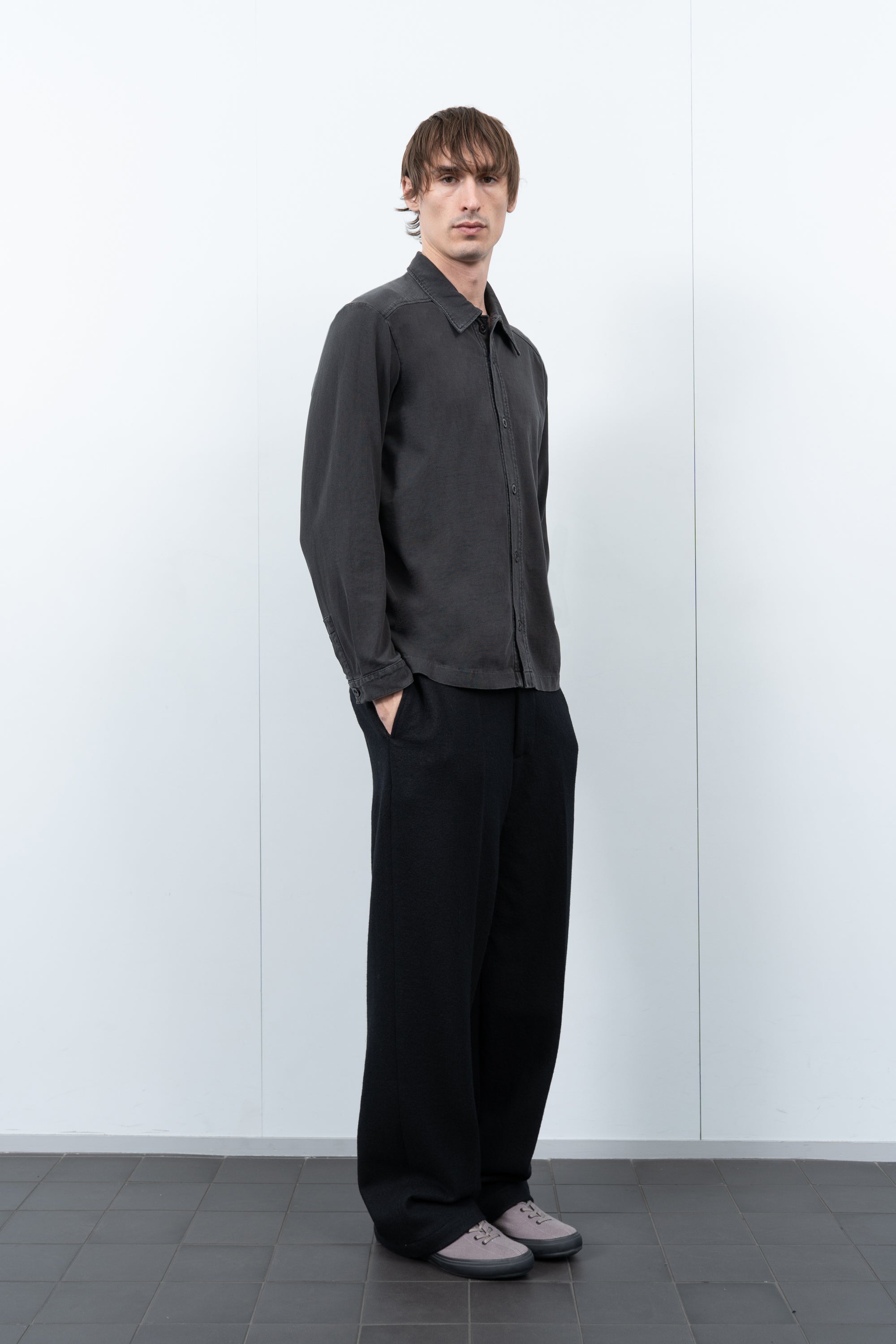 BARTLETT BUTTON DOWN - PIGMENT CHARCOAL
