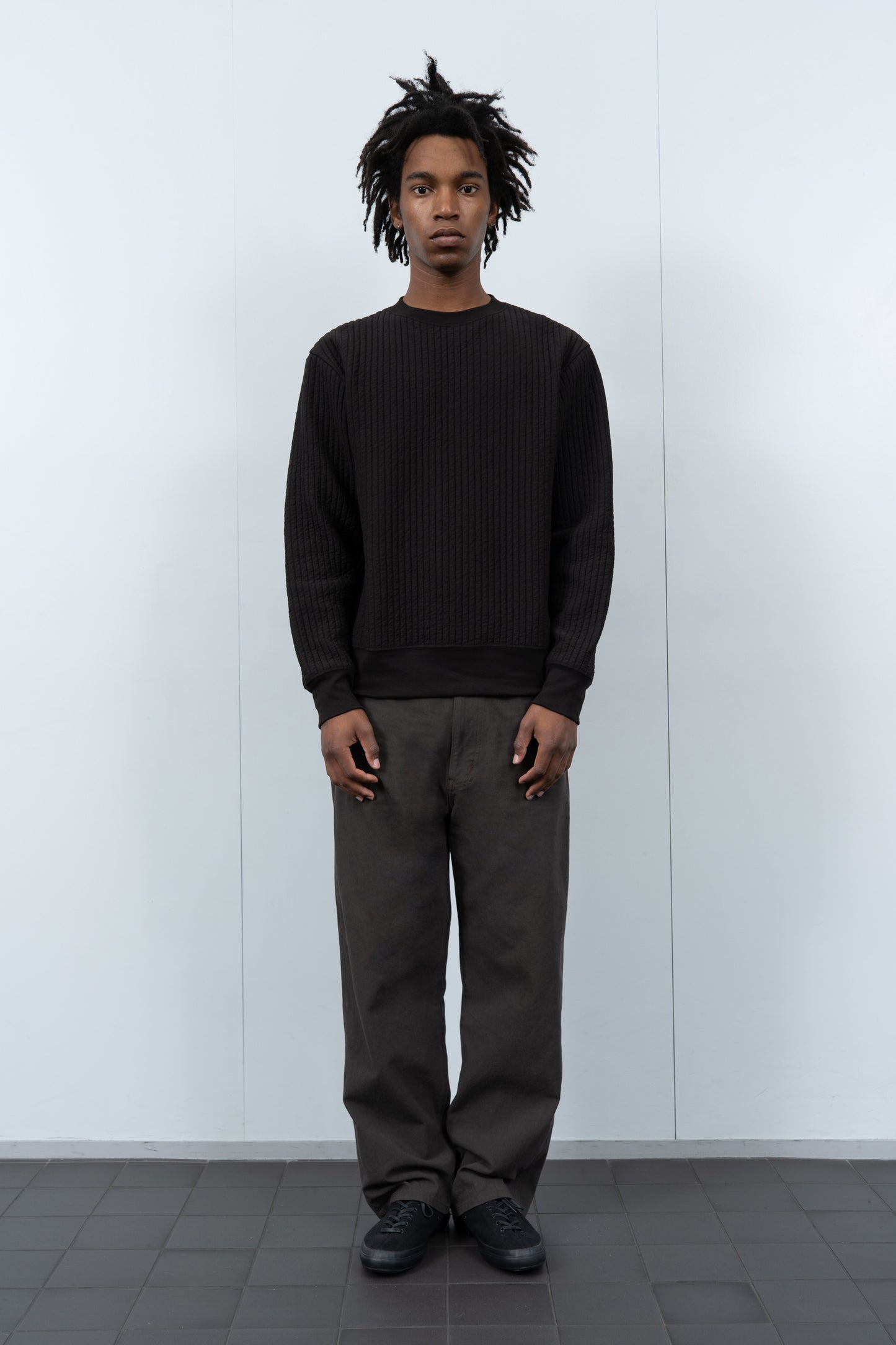 PADDED CREWNECK - SHADOW