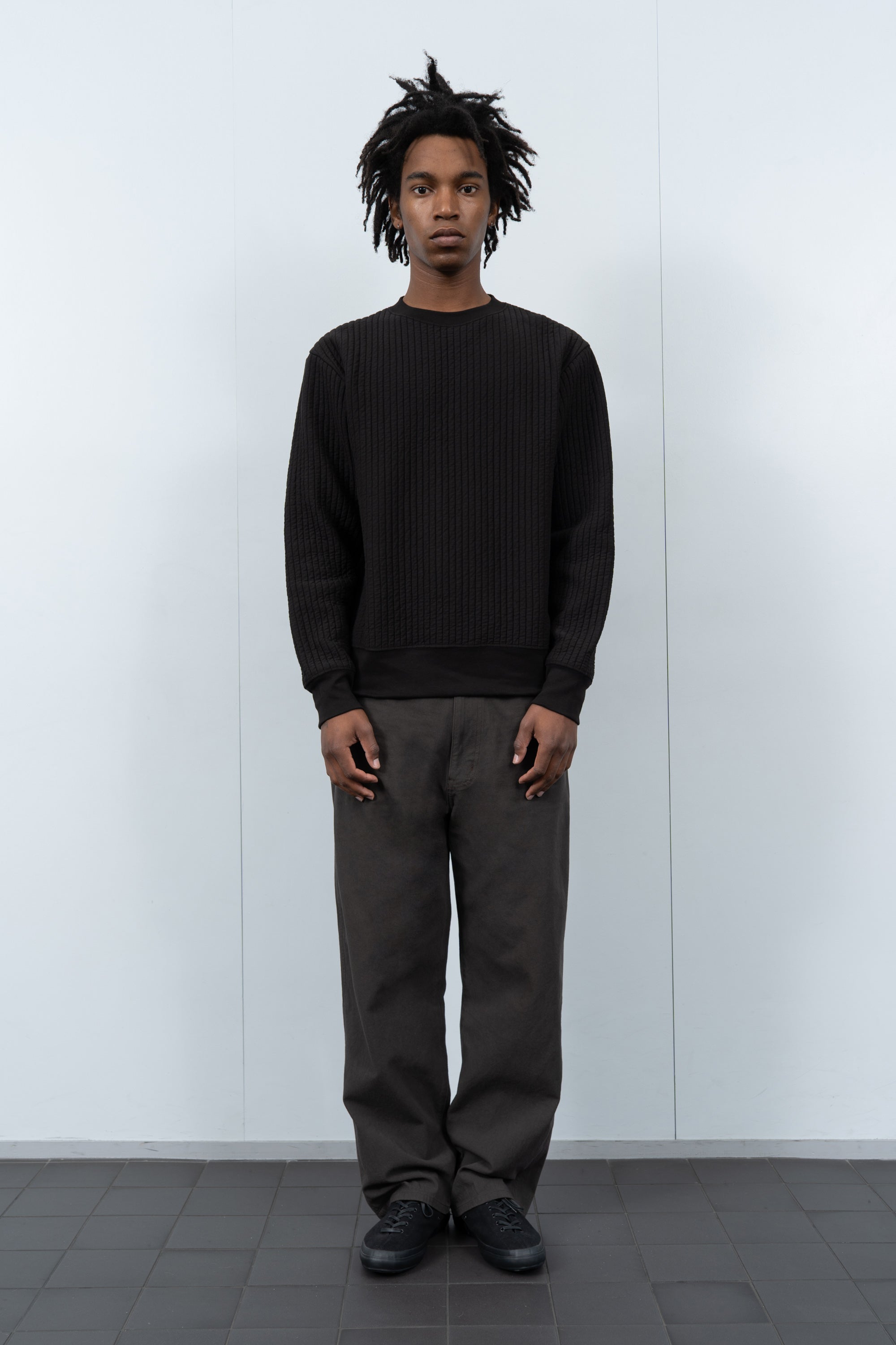 PADDED CREWNECK - SHADOW