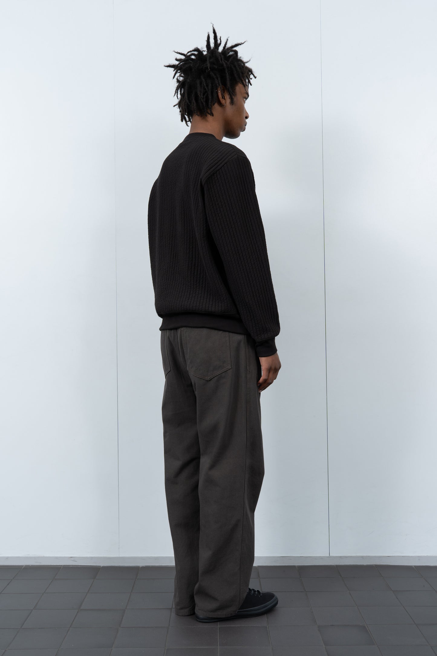PADDED CREWNECK - SHADOW