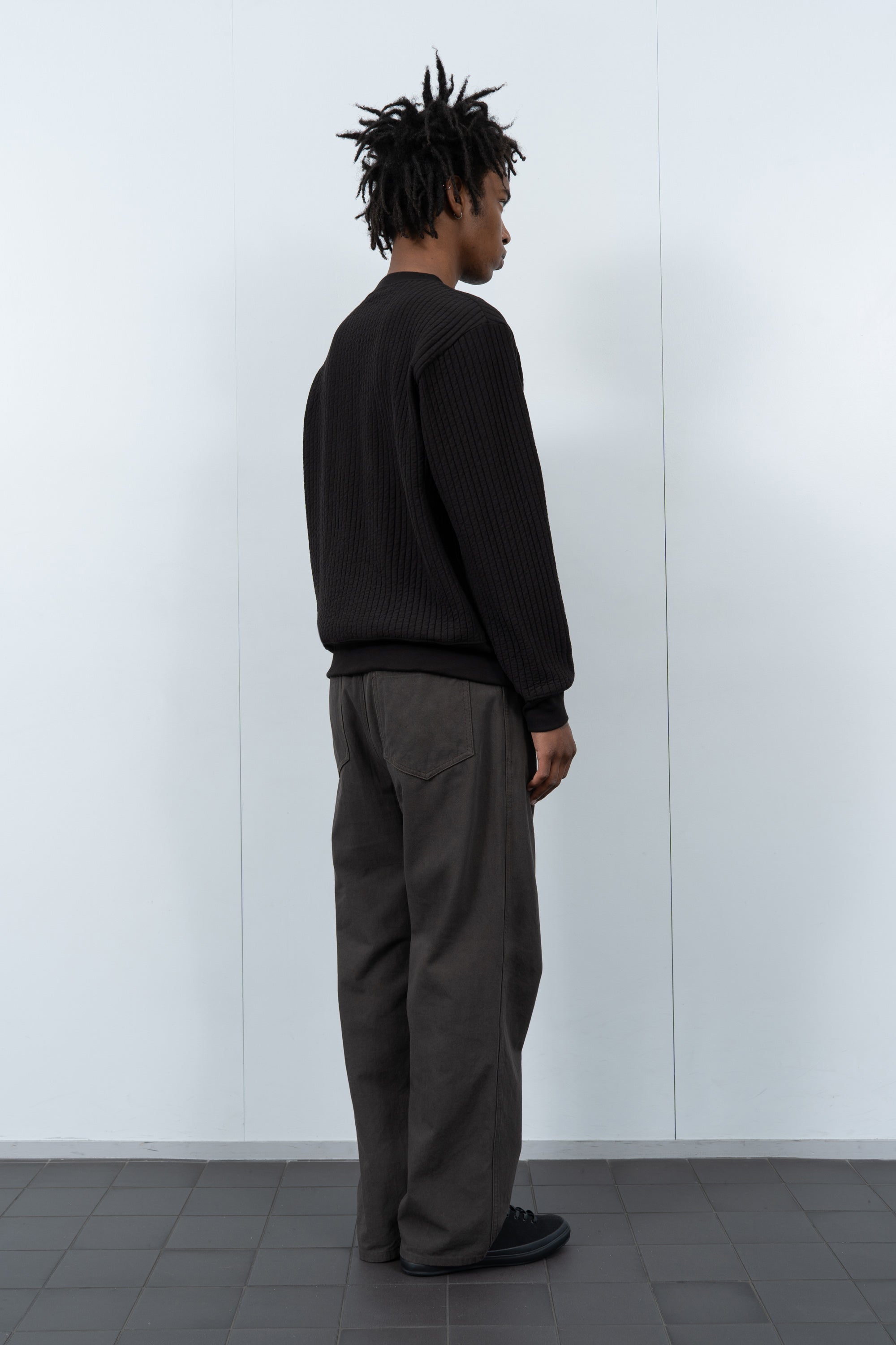 PADDED CREWNECK - SHADOW