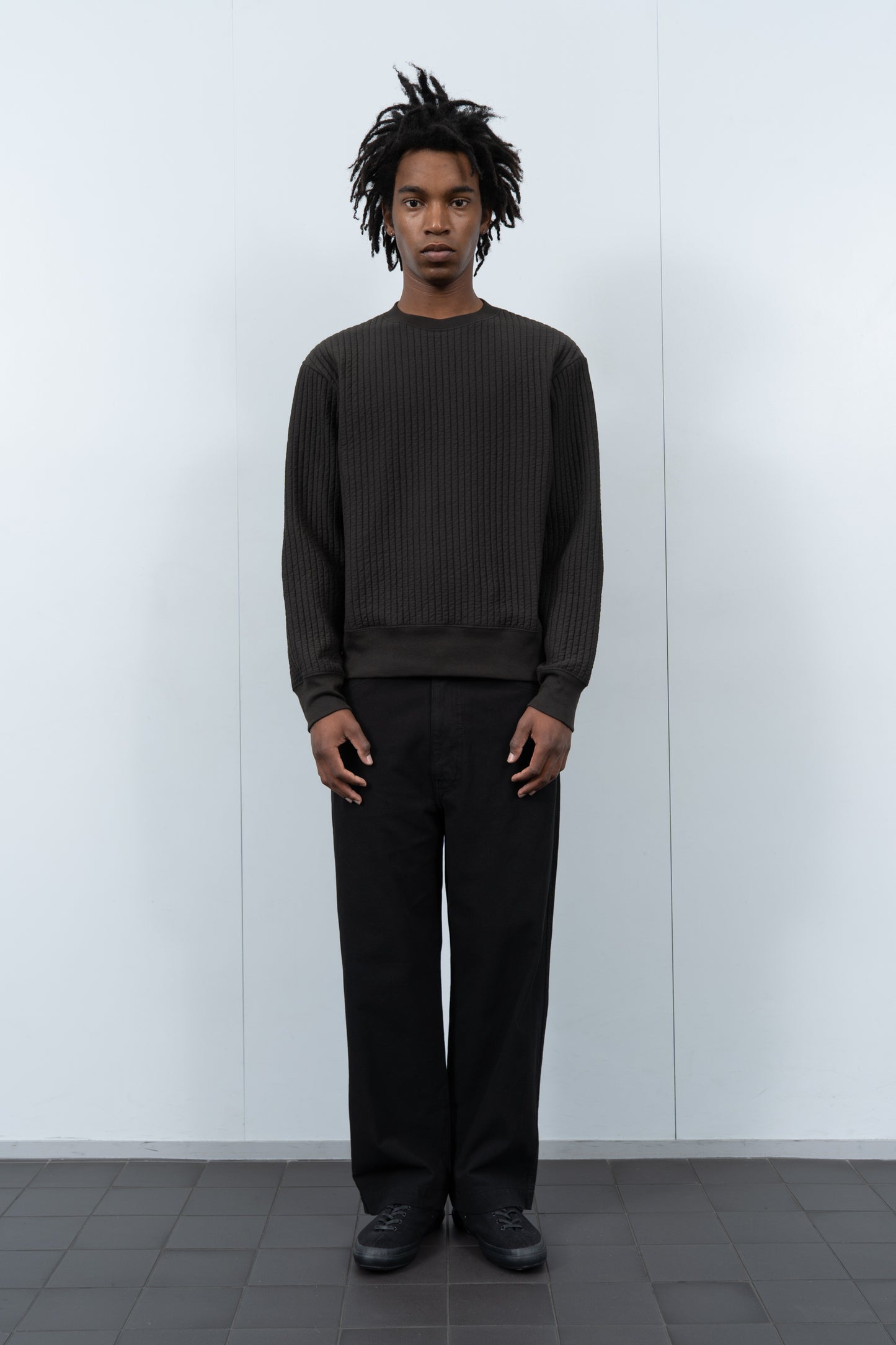 PADDED CREWNECK - TIMBER