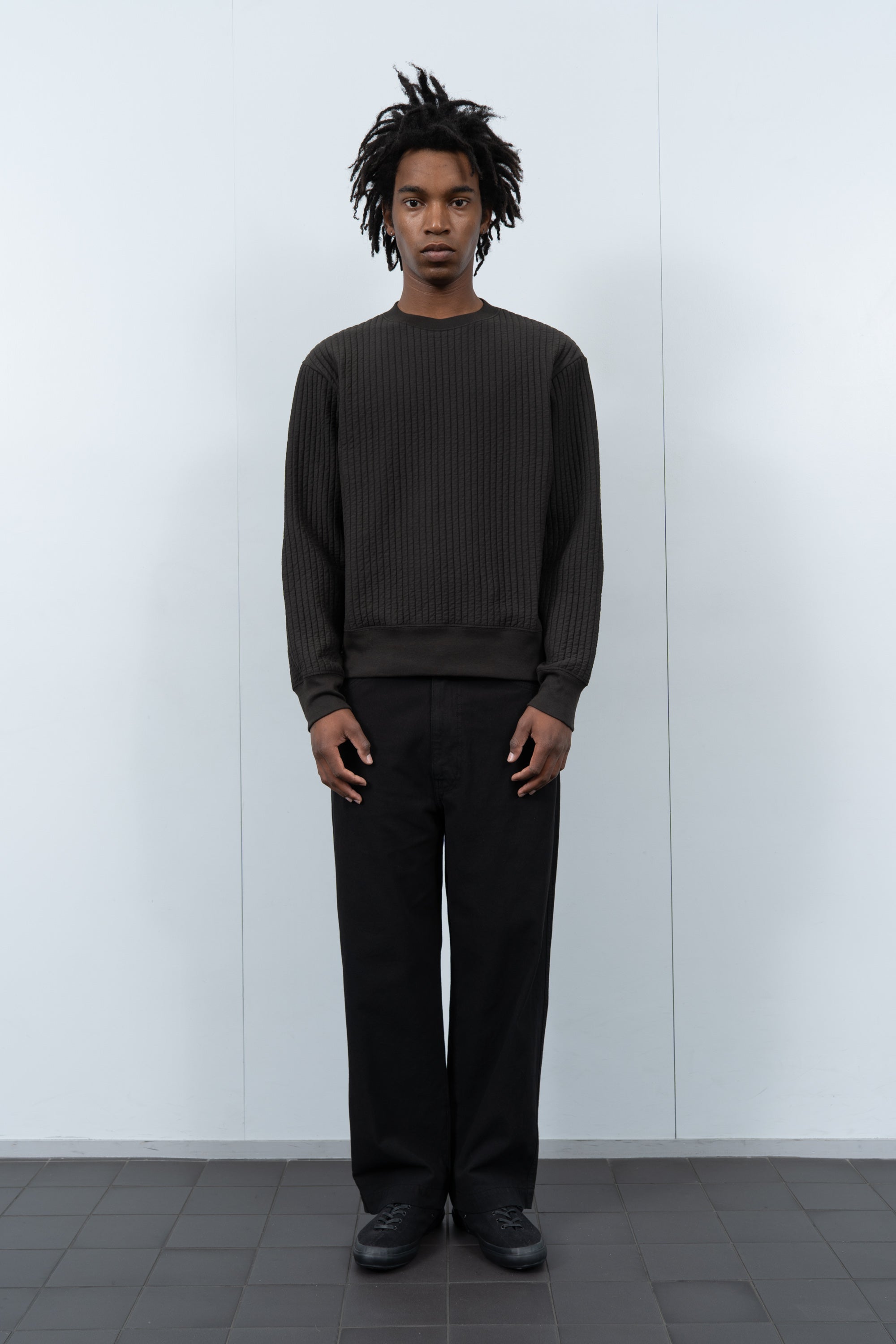 PADDED CREWNECK - TIMBER