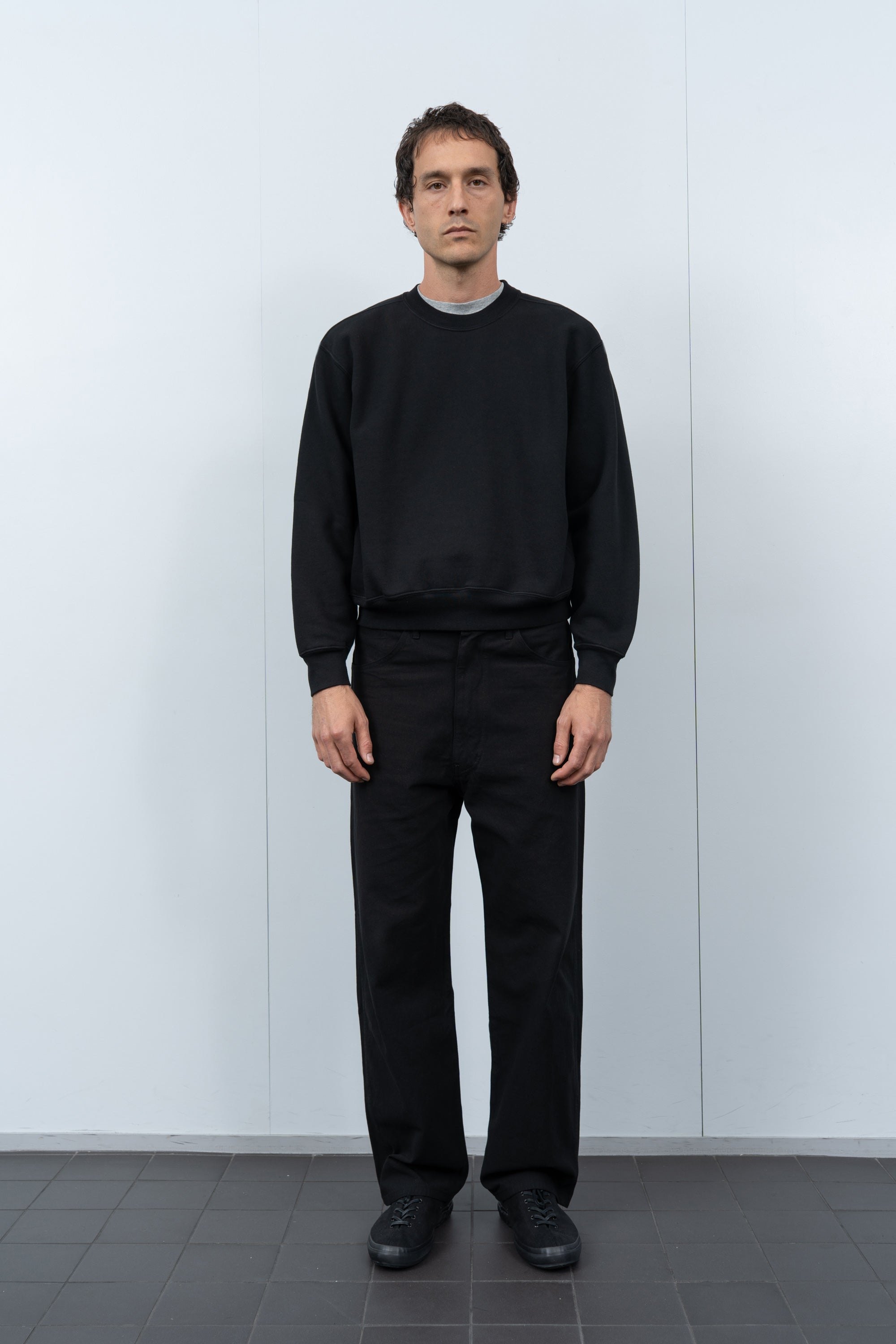 MINI CREWNECK - BLACK