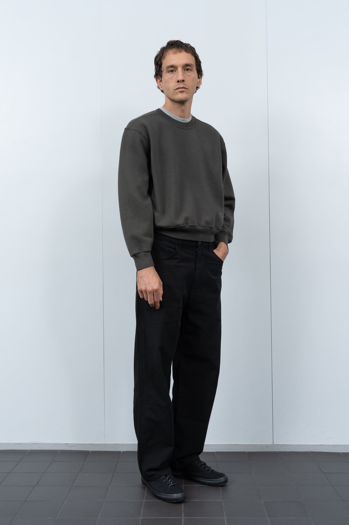 MINI CREWNECK - GRANITE