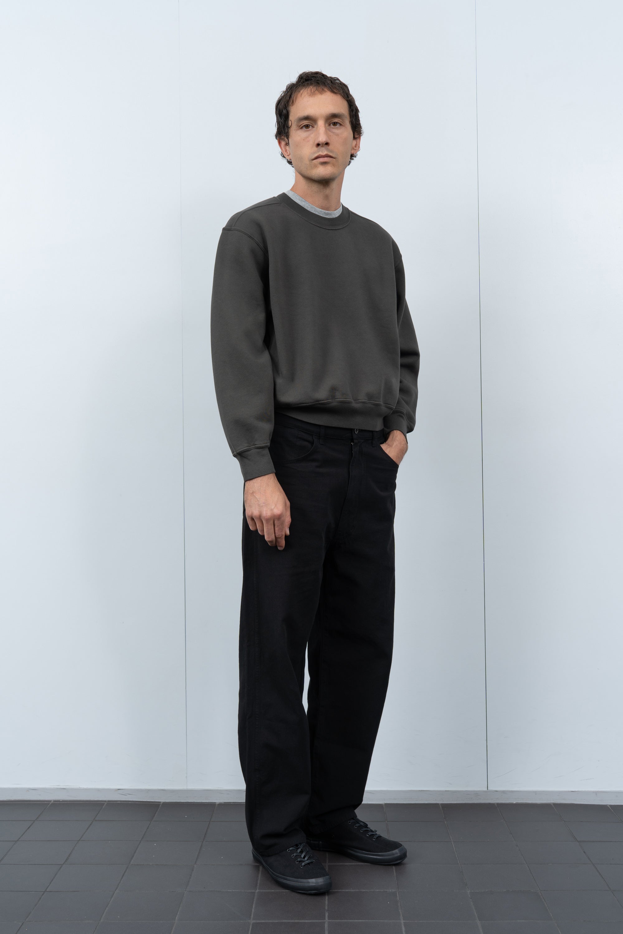 MINI CREWNECK - GRANITE