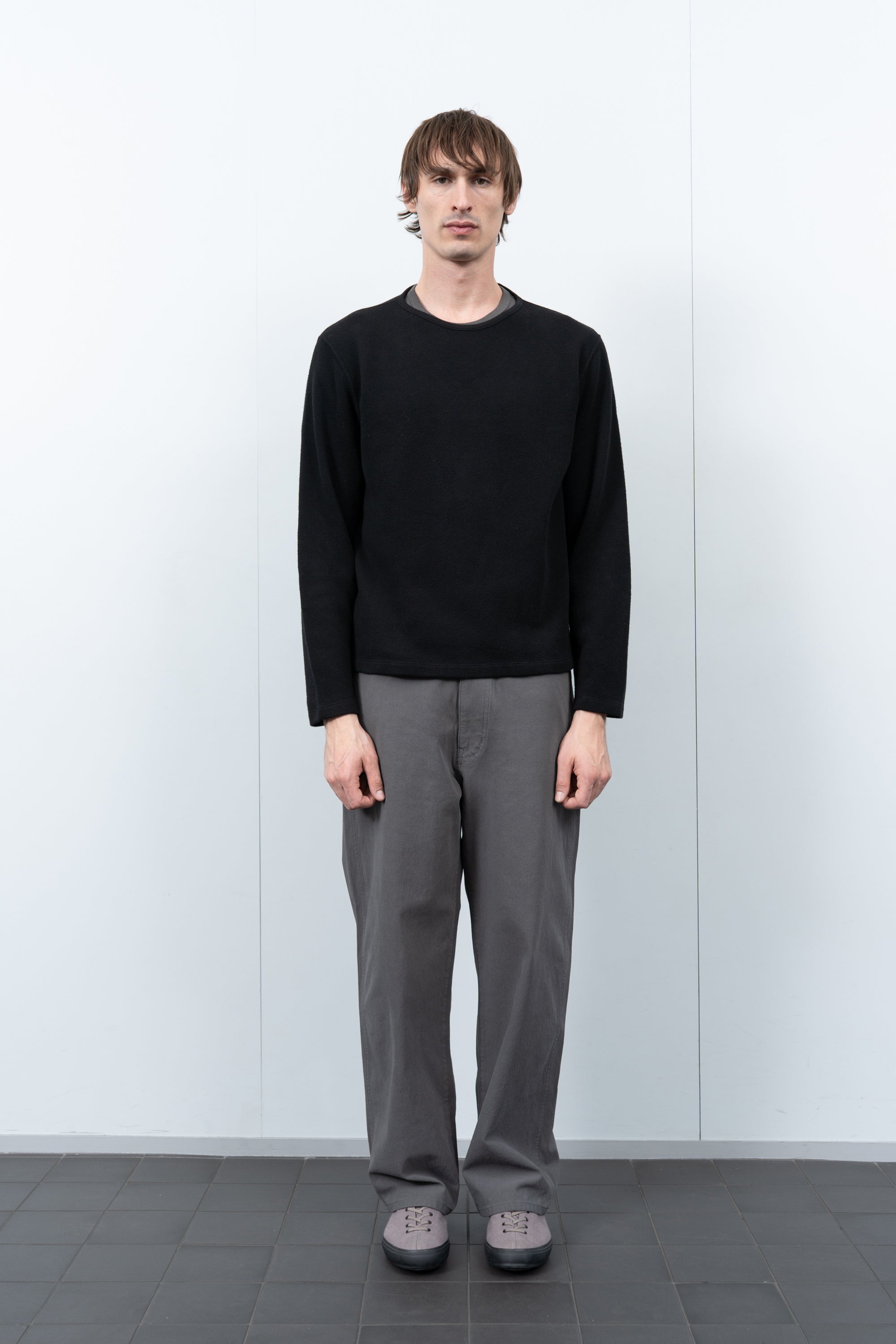 RING SWEATER - BLACK