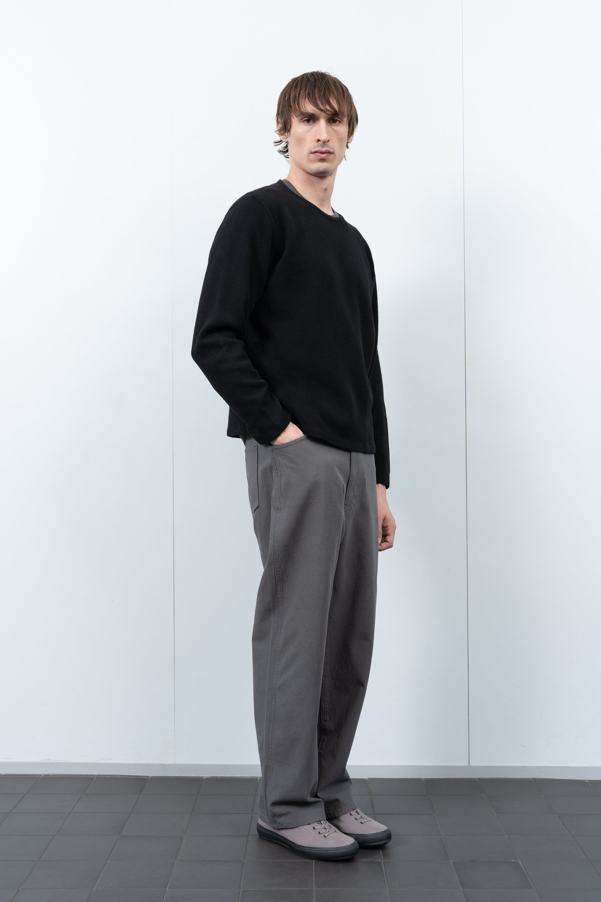 RING SWEATER - BLACK
