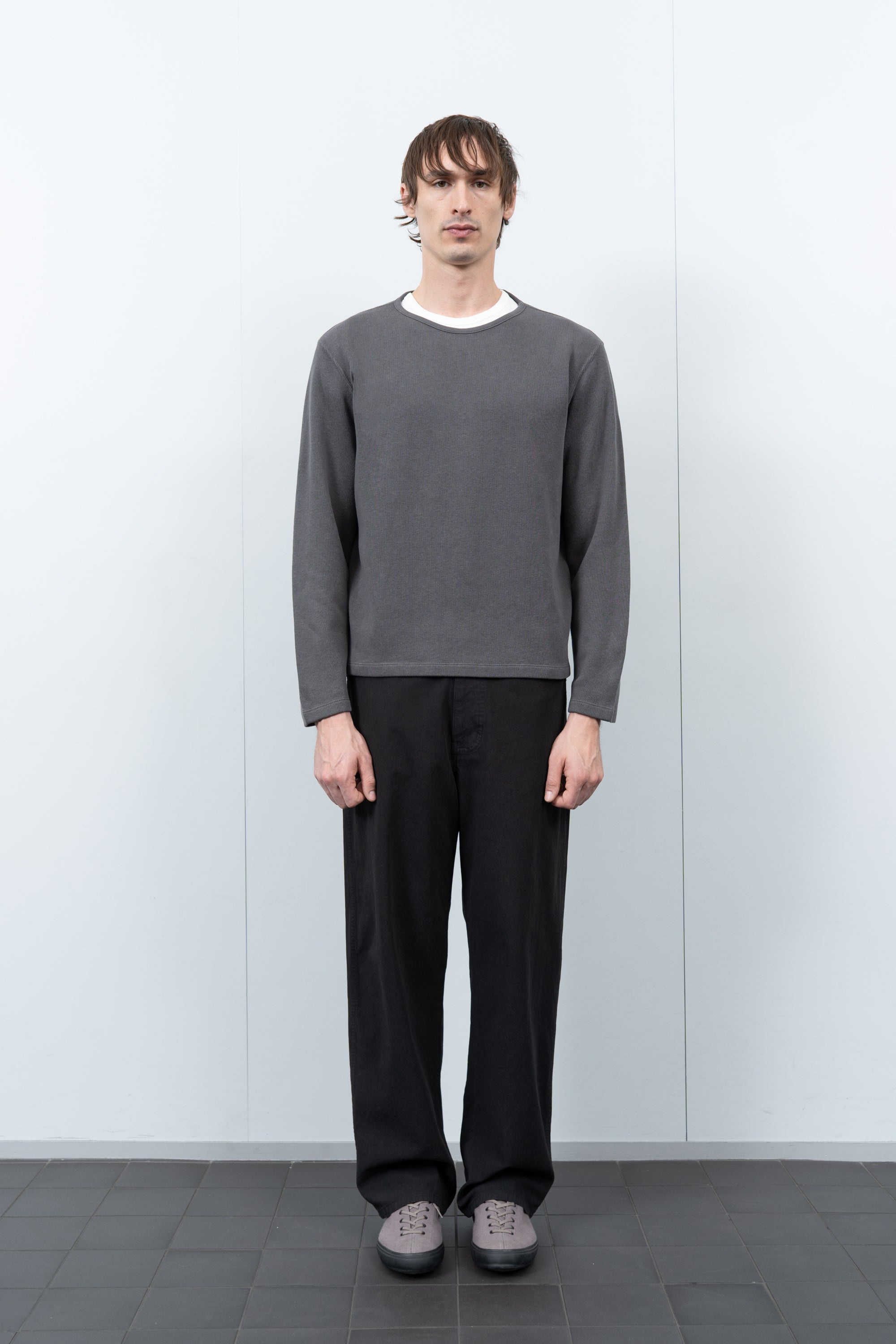 RING SWEATER - PEWTER