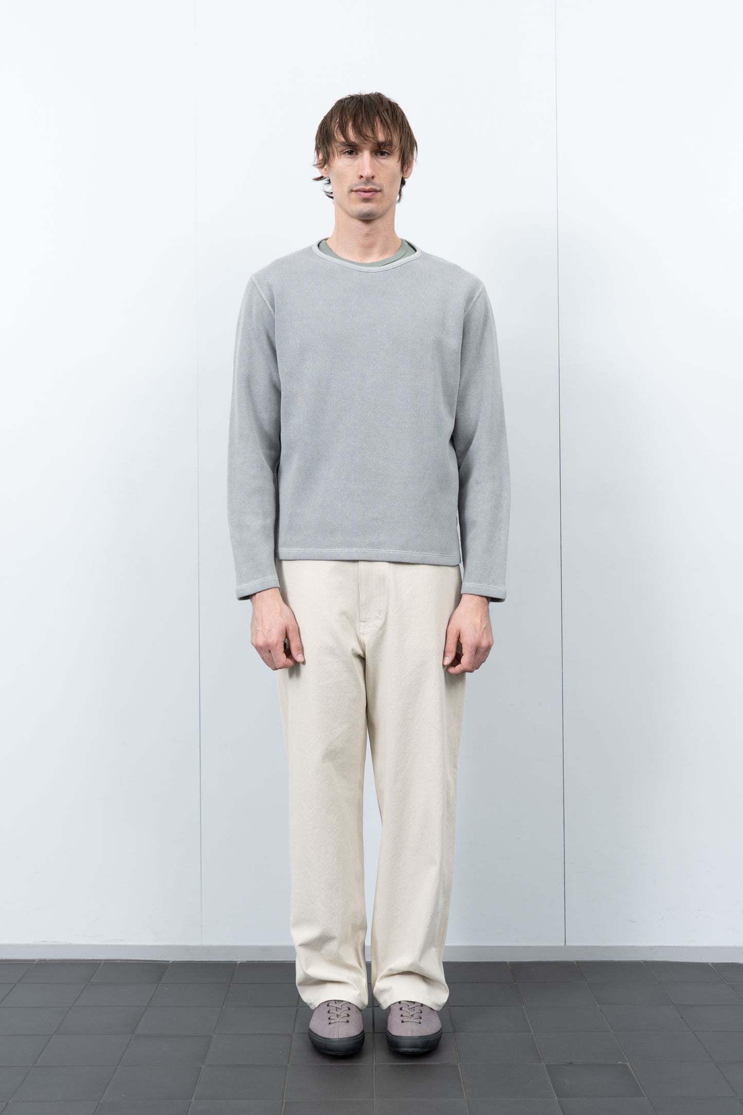 RING SWEATER - PIGMENT CHALK