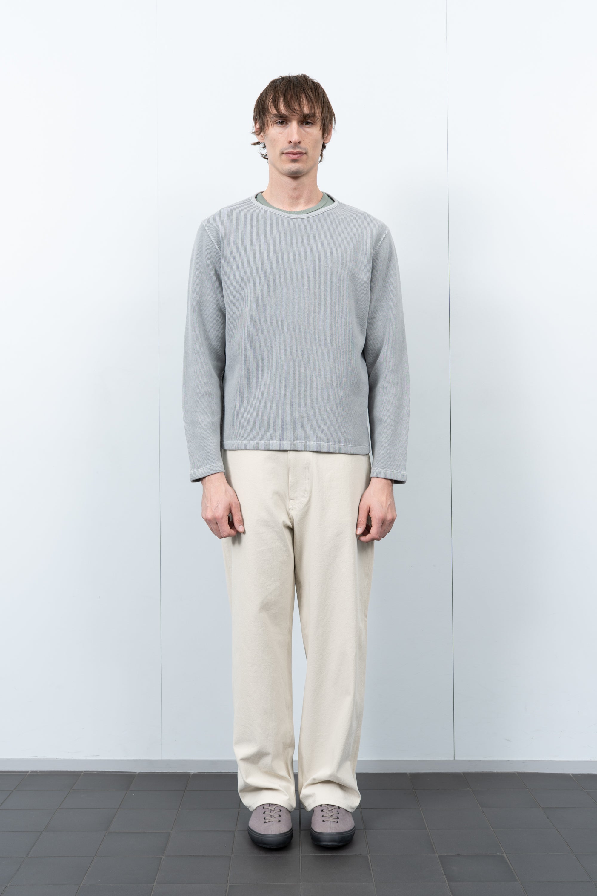 RING SWEATER - PIGMENT CHALK