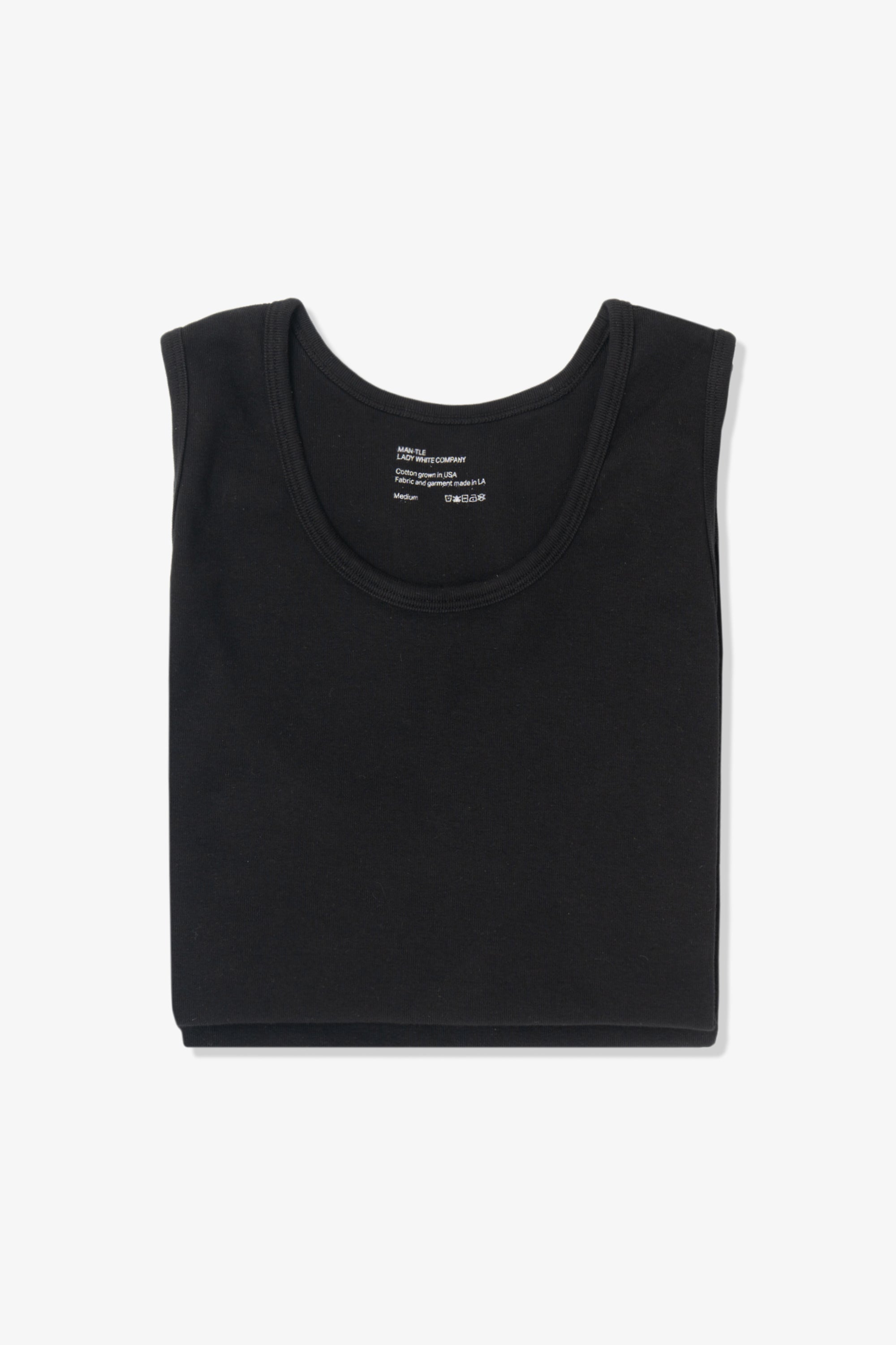 MAN-TLE TANK TOP 2-PACK - BLACK