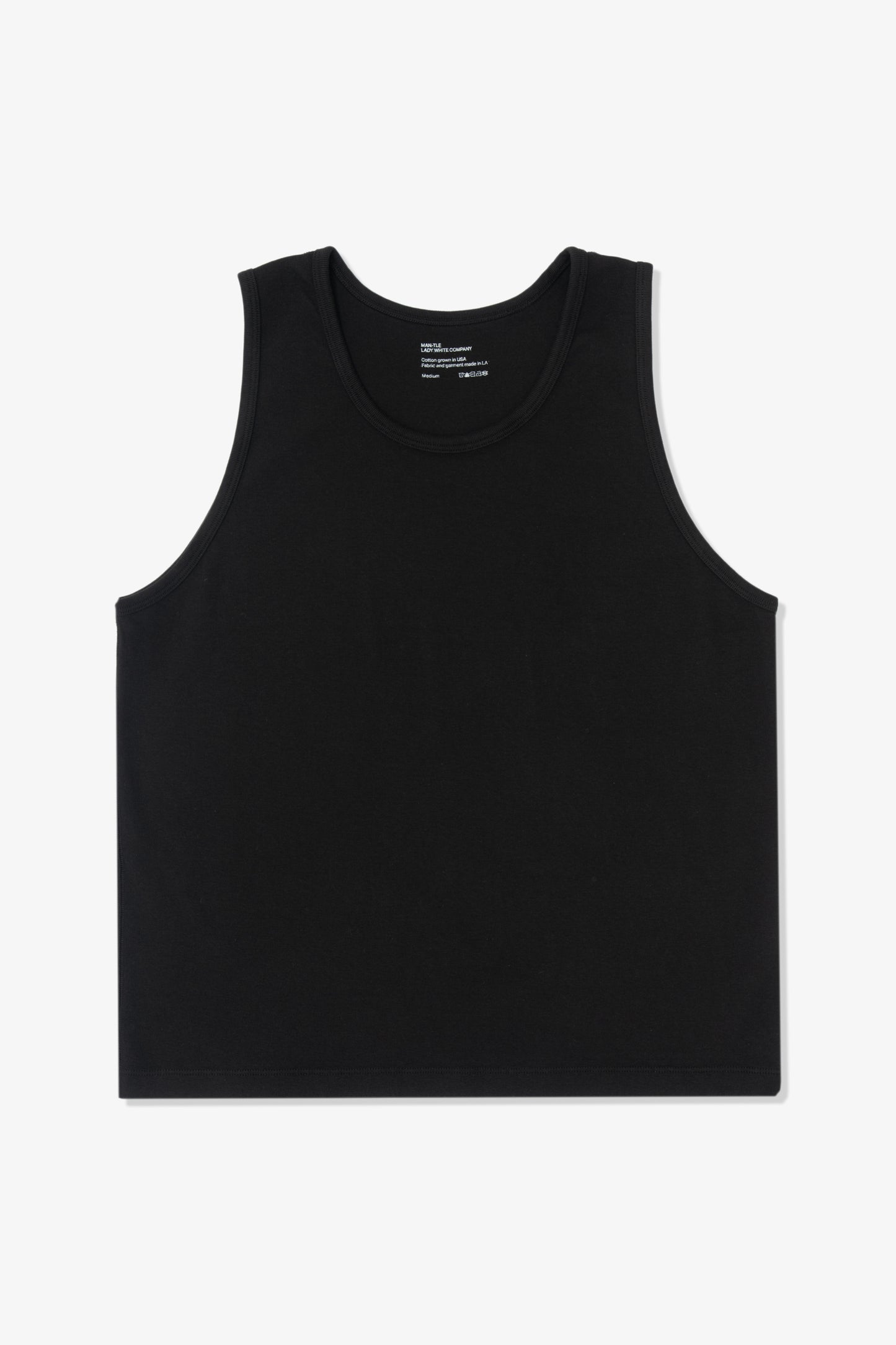 MAN-TLE TANK TOP 2-PACK - BLACK