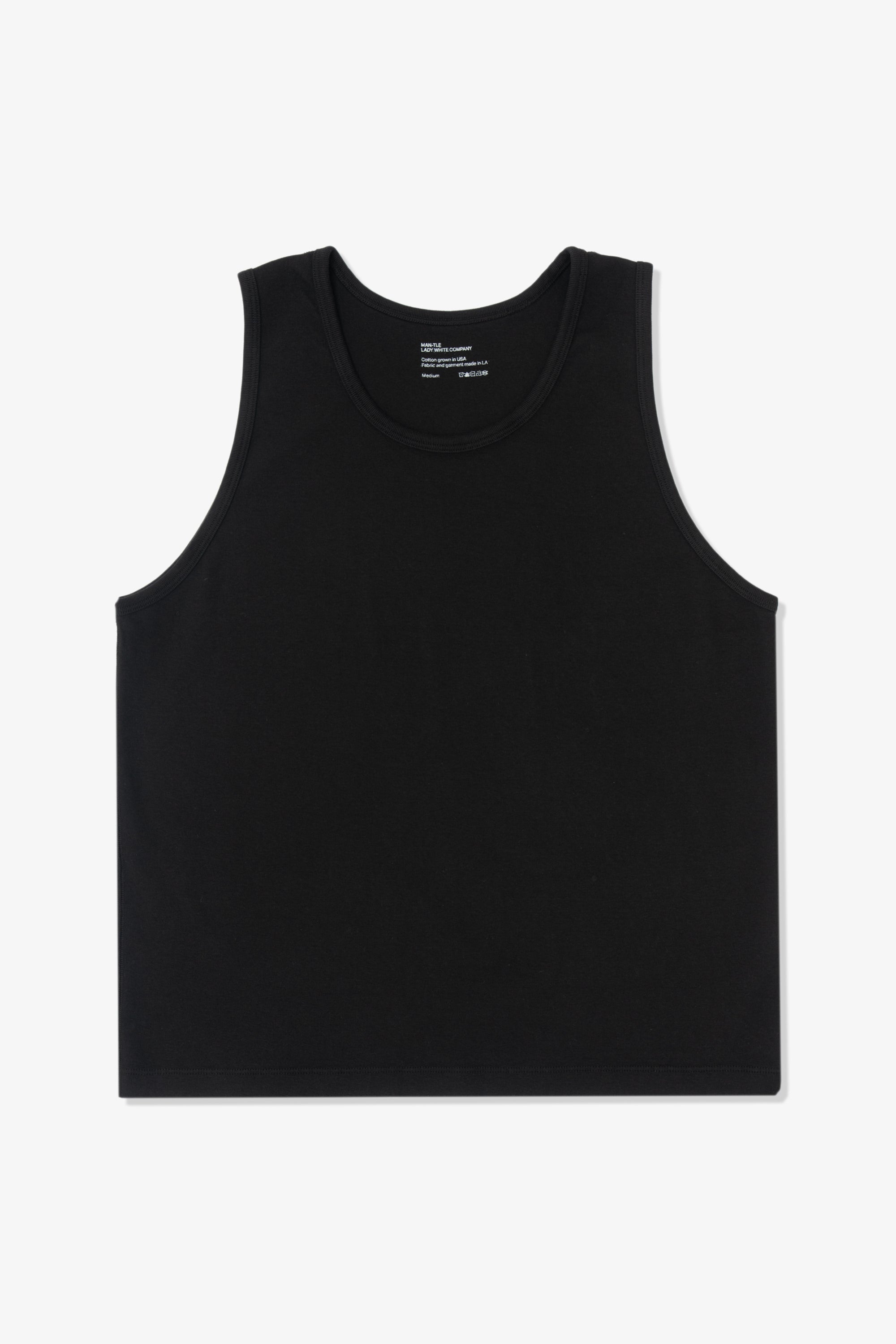 MAN-TLE TANK TOP 2-PACK - BLACK